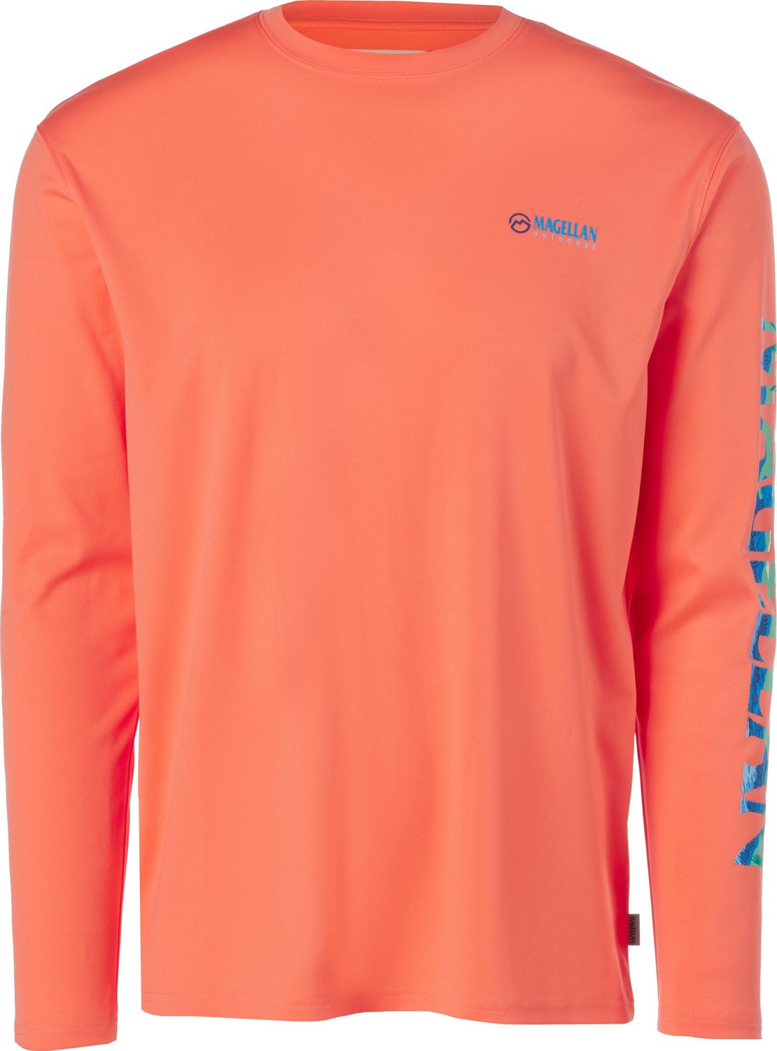 Magellan Outdoors Men's Casting Crew Long Sleeve T-shirt                                                                         - view number 3