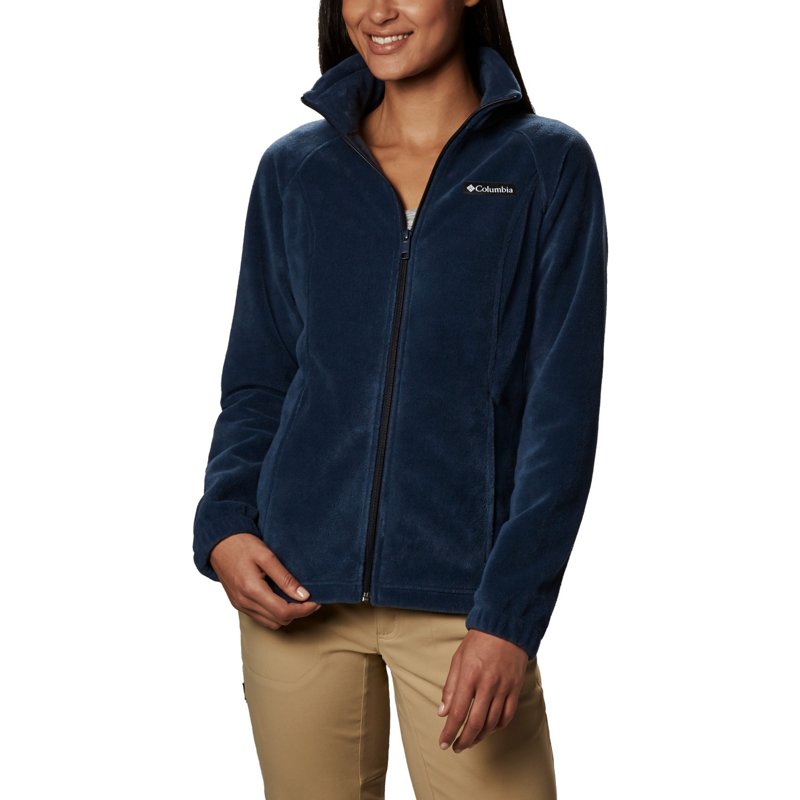 Columbia Sportswear Women's Benton Springs Full Zip Fleece Jacket Navy Blue, Small - Women's Fleece at Academy Sports