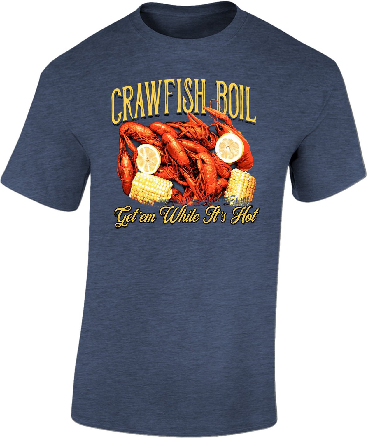 Academy Sports + Outdoors Men's Crawfish Ready Graphic T-shirt