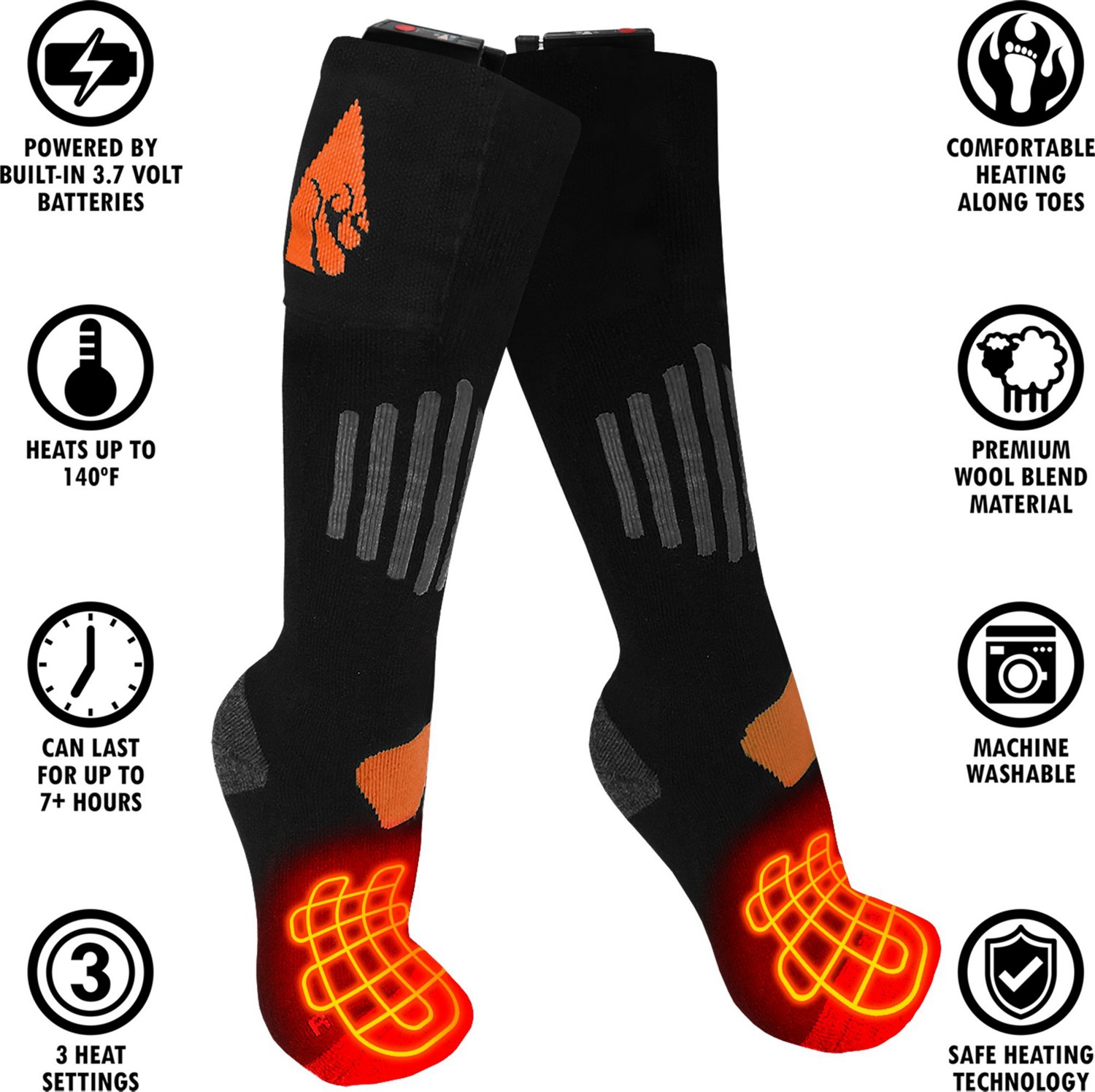 ActionHeat Wool 3.7V Rechargeable Heated Socks 1.0 - view number 5