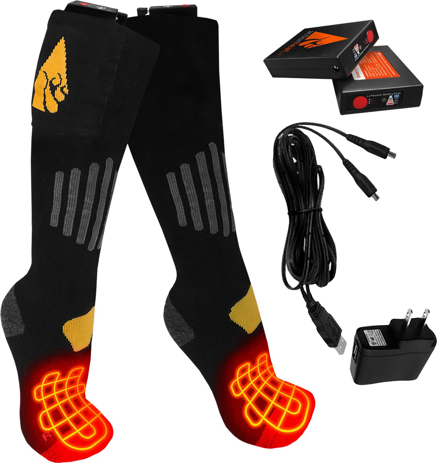 ActionHeat Cotton 3.7V Rechargeable Heated Socks 1.0                                                                             - view number 3
