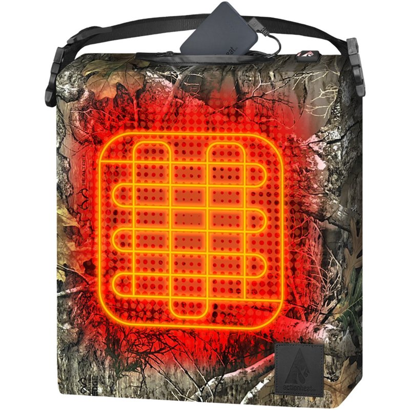 ActionHeat 5 Volt Battery-Heated Camouflage Seat Cushion - Men's Thermals at Academy Sports