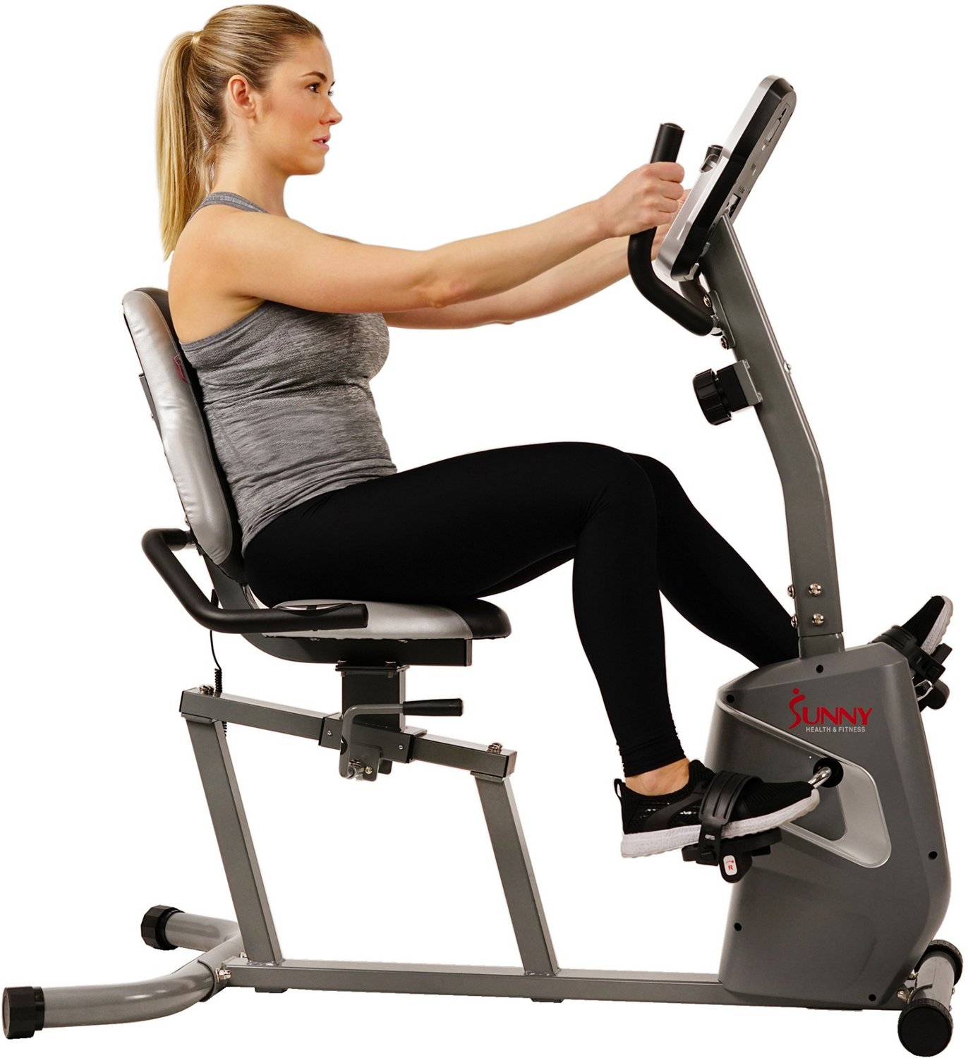 Sunny Health & Fitness Magnetic Recumbent Exercise Bike | Academy