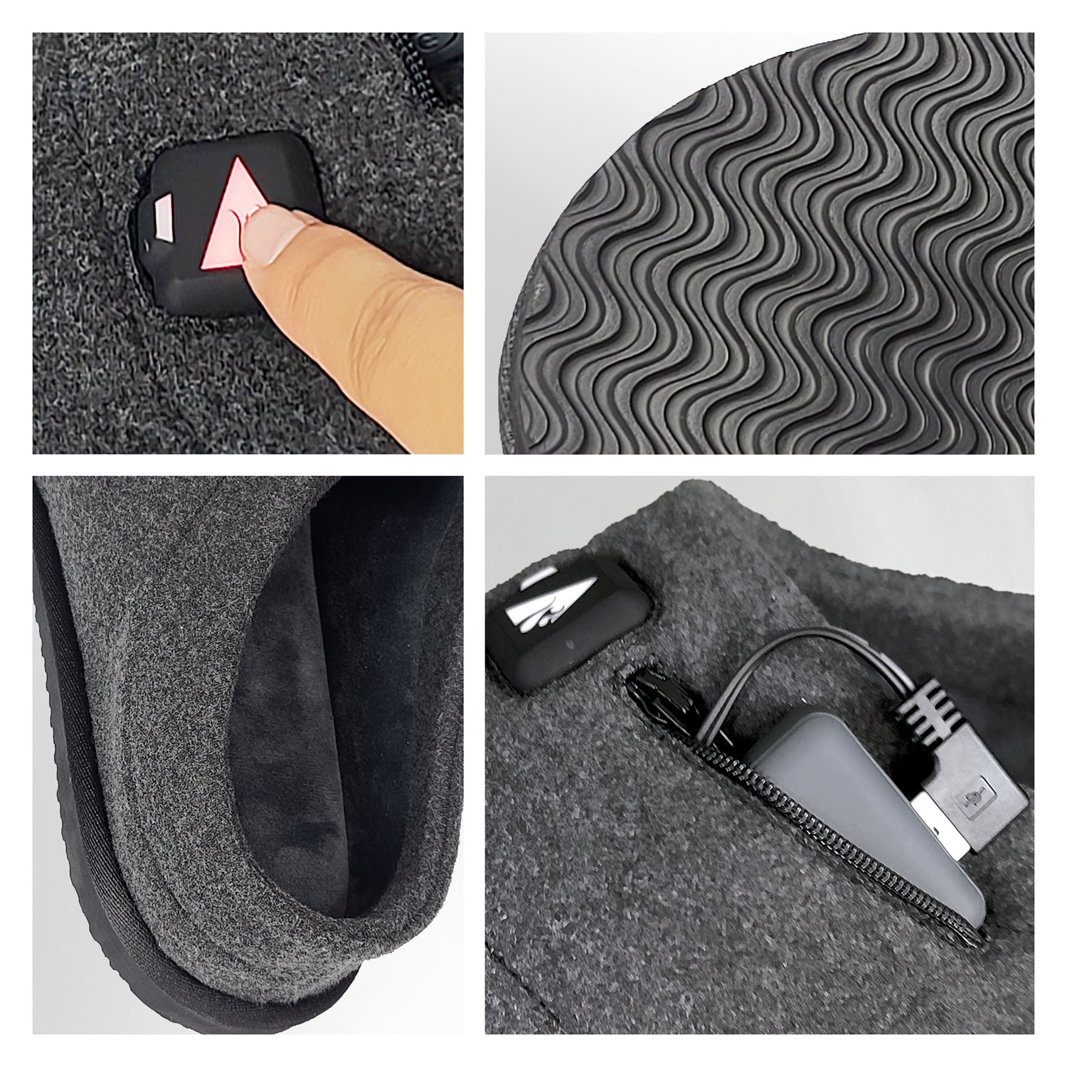 ActionHeat Adults' 5 Volt Battery-Heated Slippers - view number 3