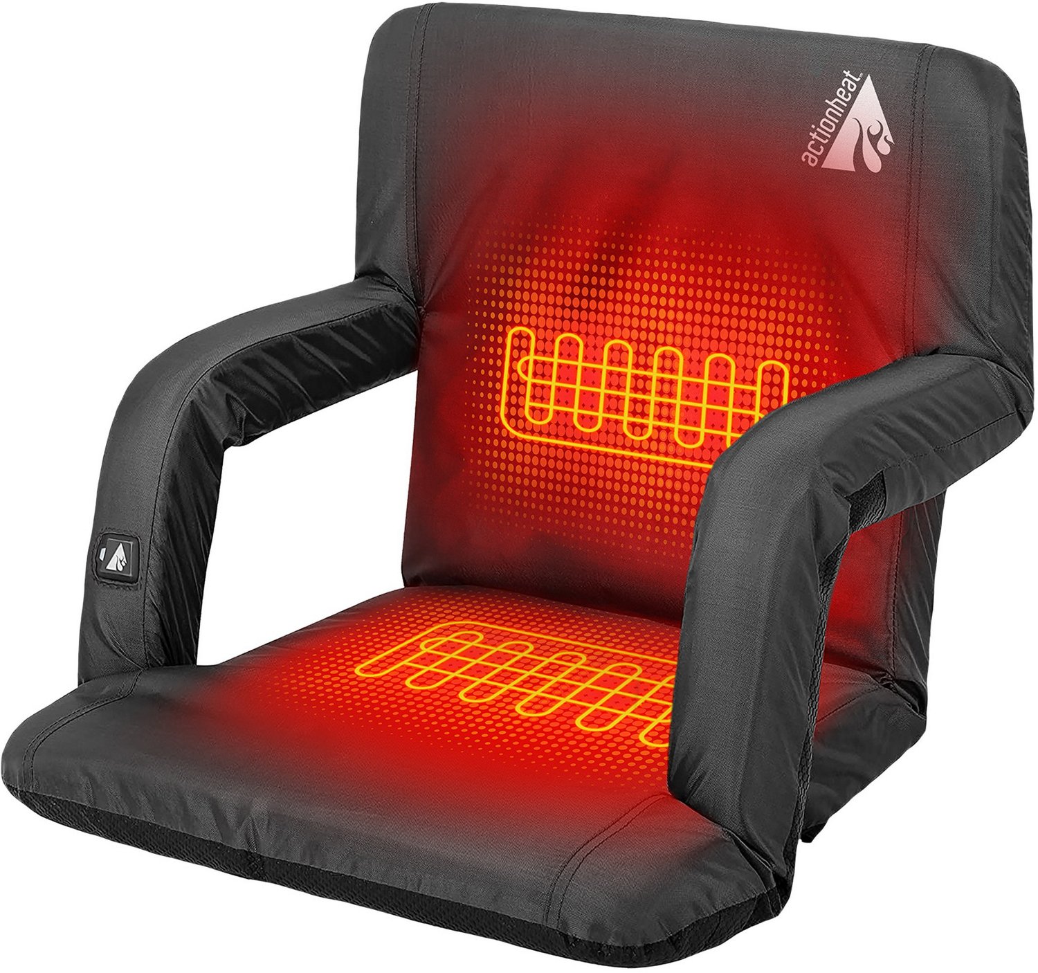 ActionHeat 5 Volt Battery-Heated Folding Bleacher Seat - view number 1