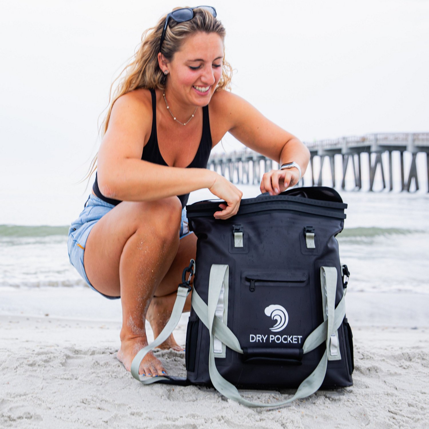 Dry Pocket Auto Sealing Double Lock Tote Cooler - view number 5