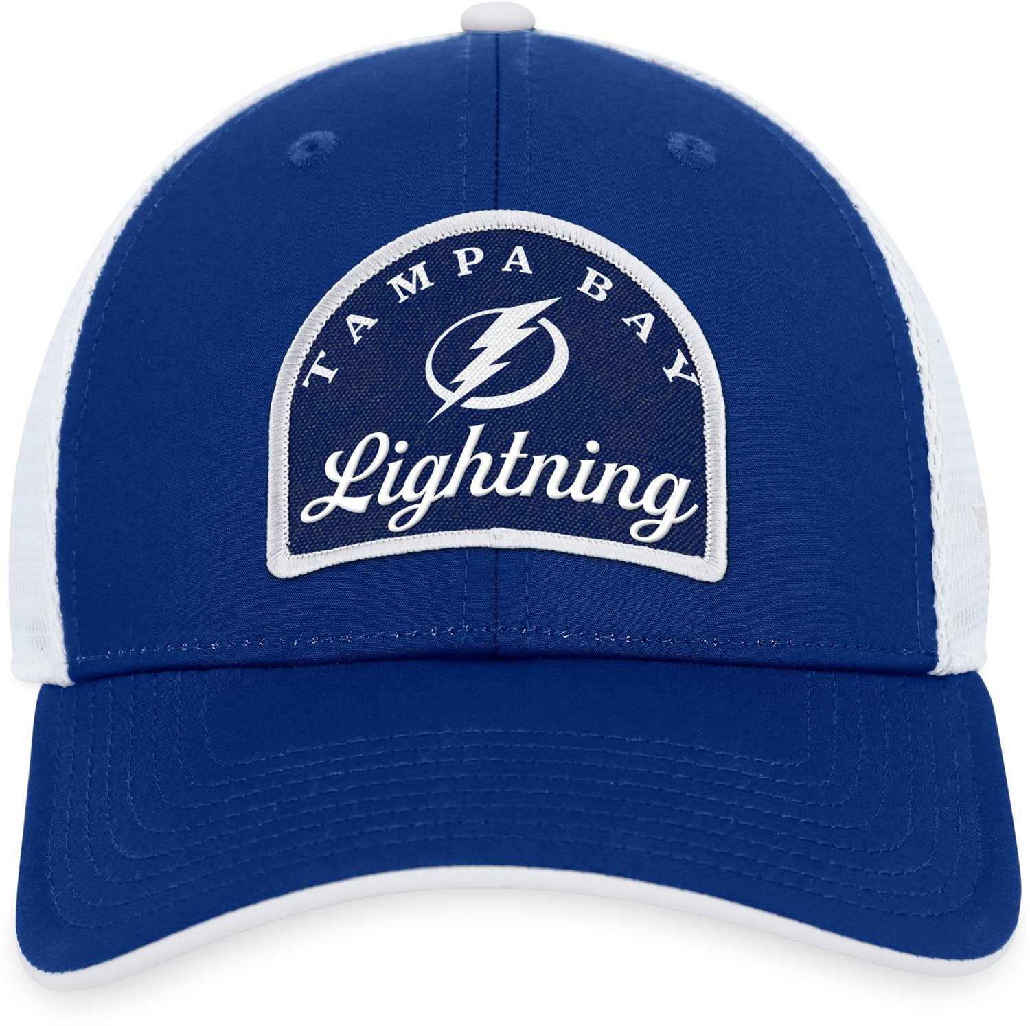 Fanatics Men's Tampa Bay Lightning Fundamental Mesh Back Trucker Hat - view number 2