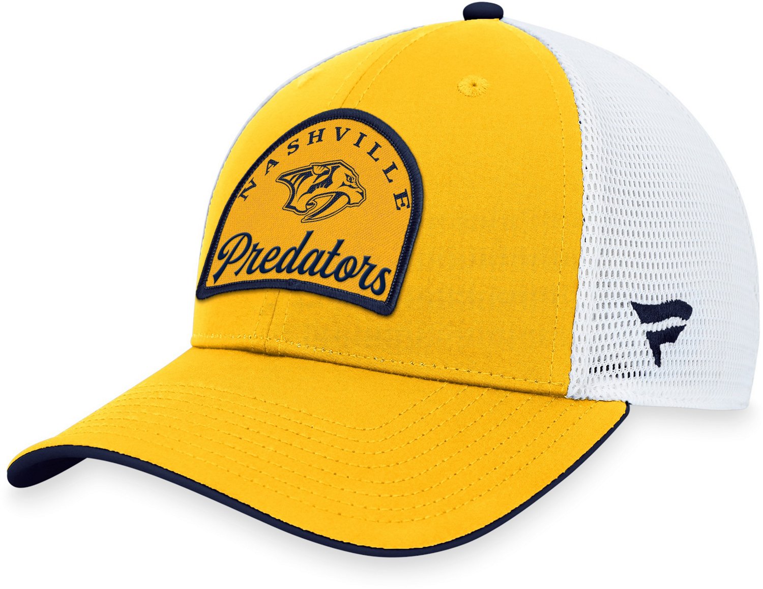 Fanatics Men's Nashville Predators Fundamental Mesh Back Trucker Hat