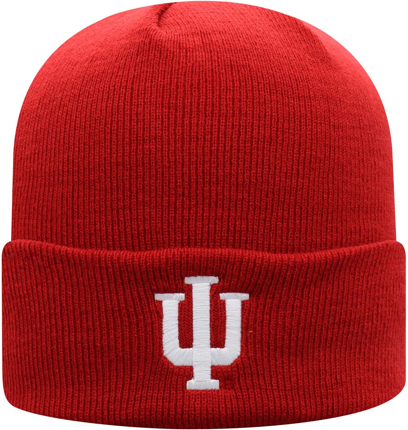 Top of the World Men's Indiana University Alt Logo Cuffed Beanie Hat