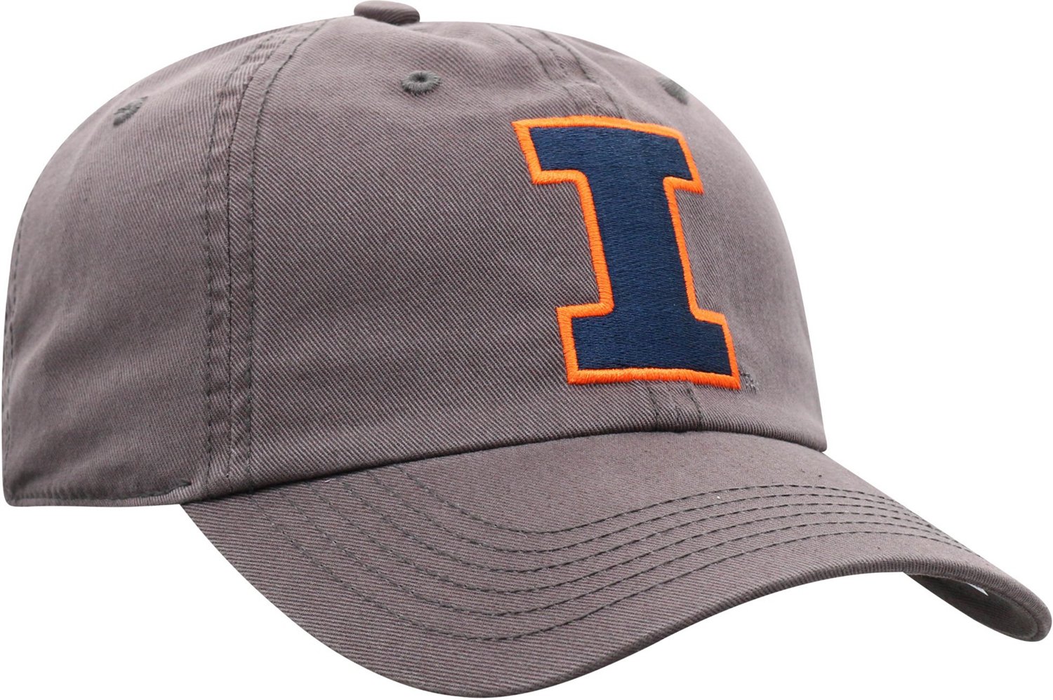 Top of the World Men's University Illinois Champ Logo Unstructured Adjustable Cap