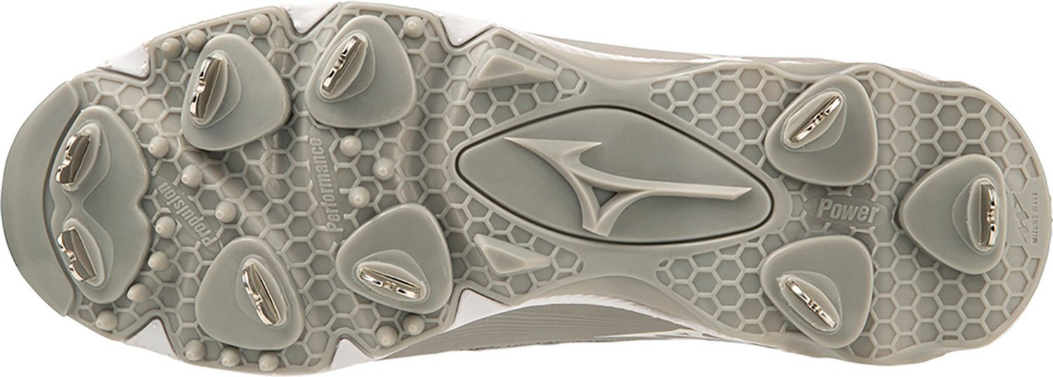 mizuno women's metal cleats white