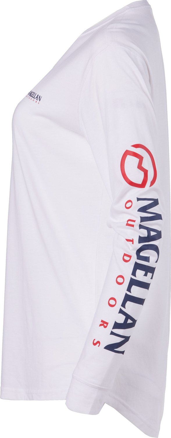 Magellan Outdoors Women's Grotto Falls Americana Long Sleeve Fishing Shirt - view number 3