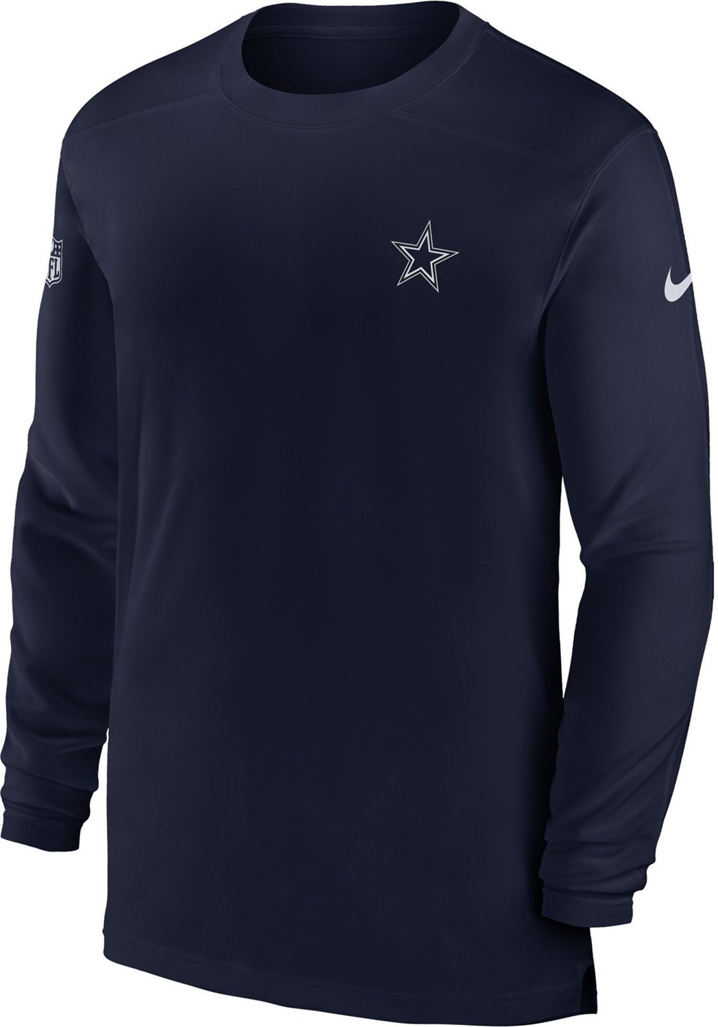 Nike Men's Dallas Cowboys Coach UV Long Sleeve T-shirt - view number 2