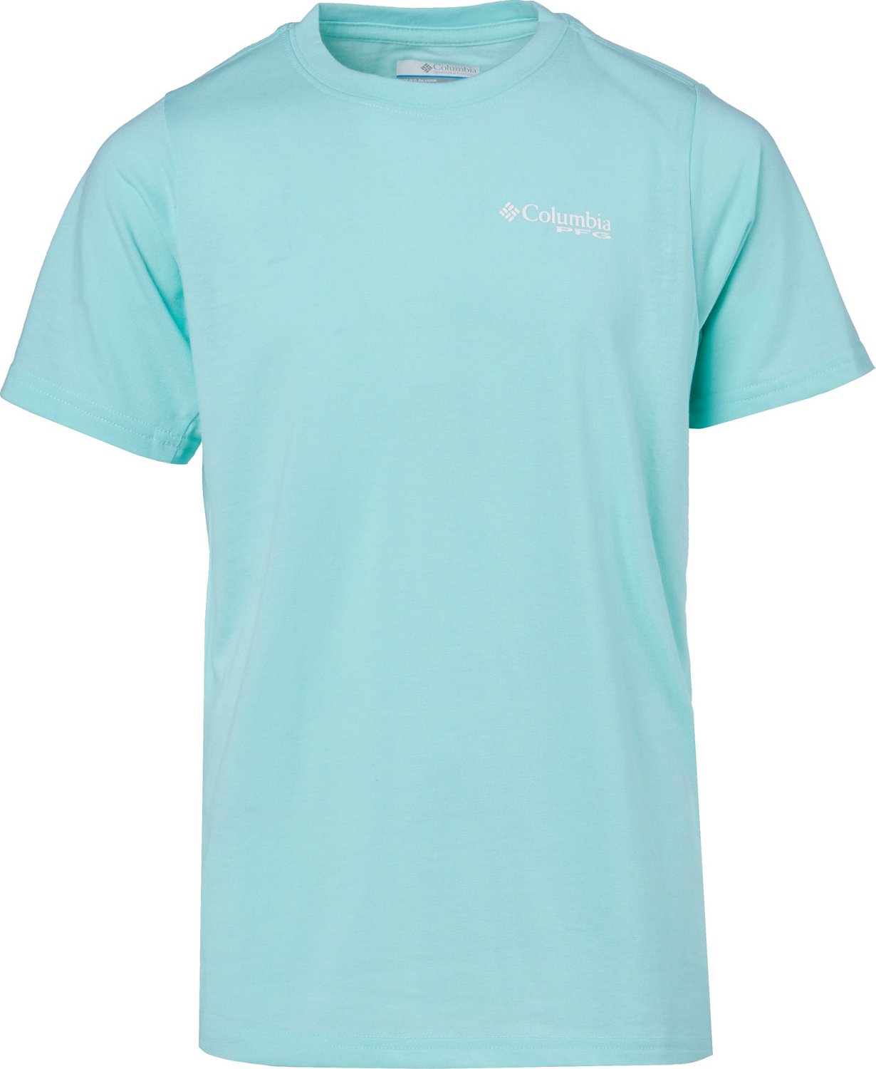 Academy Sports + Outdoors Columbia Sportswear Boys' PFG Flag Jumper Salt T-shirt