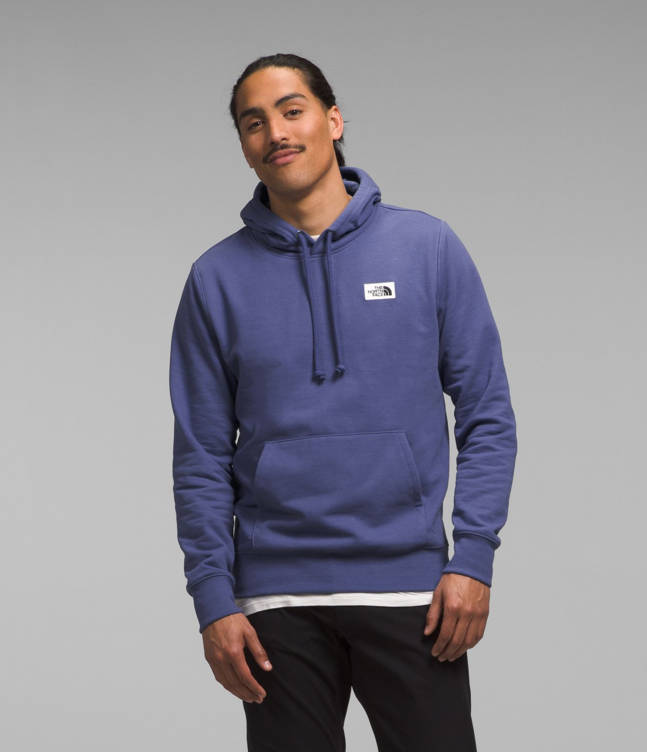 The north face online patch hoodie