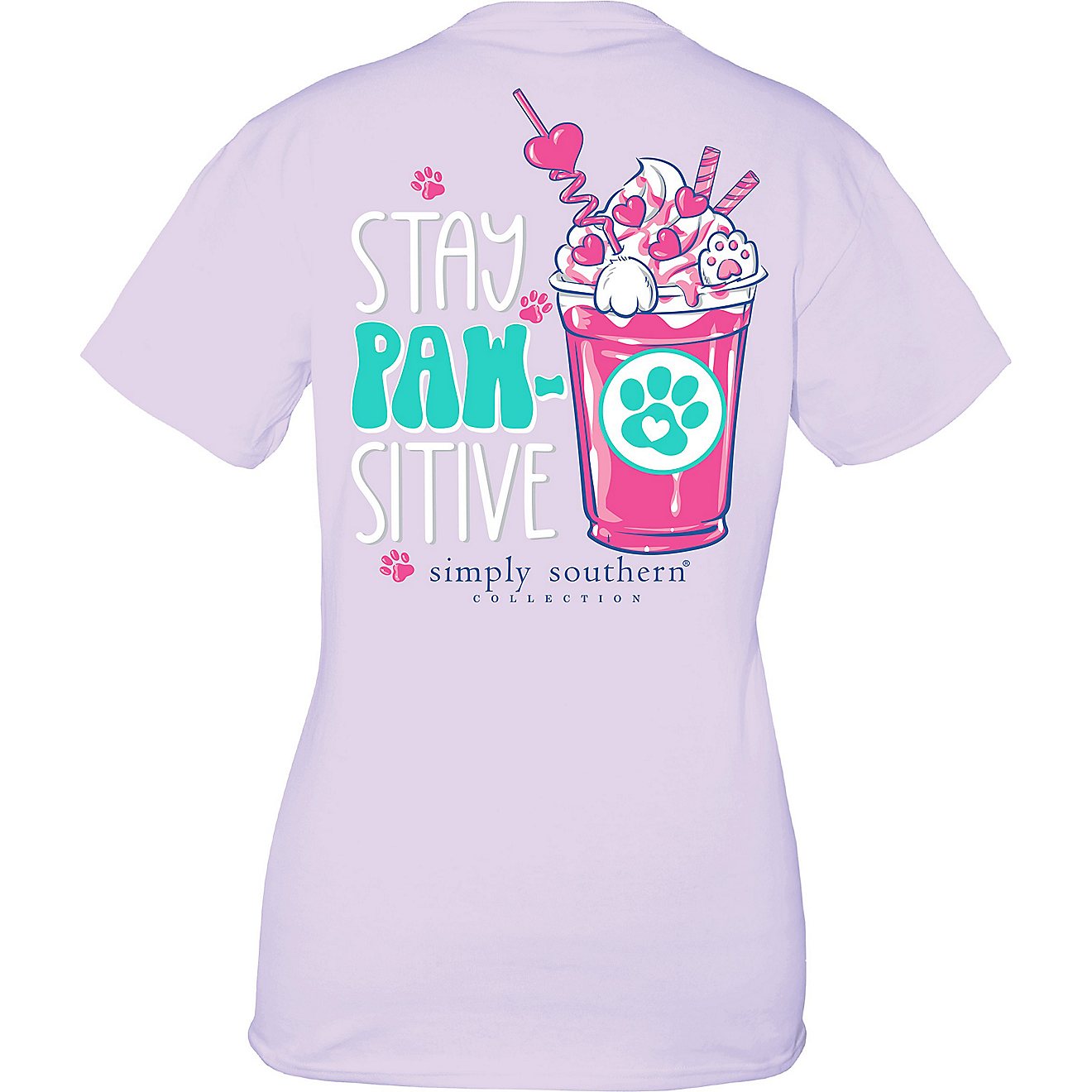 Simply Southern Women’s Paws T-shirt                                                                                           - view number 2