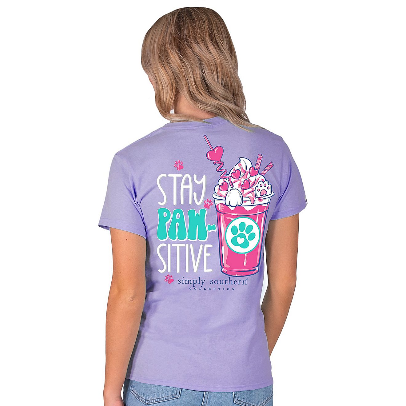 Simply Southern Women’s Paws T-shirt                                                                                           - view number 1