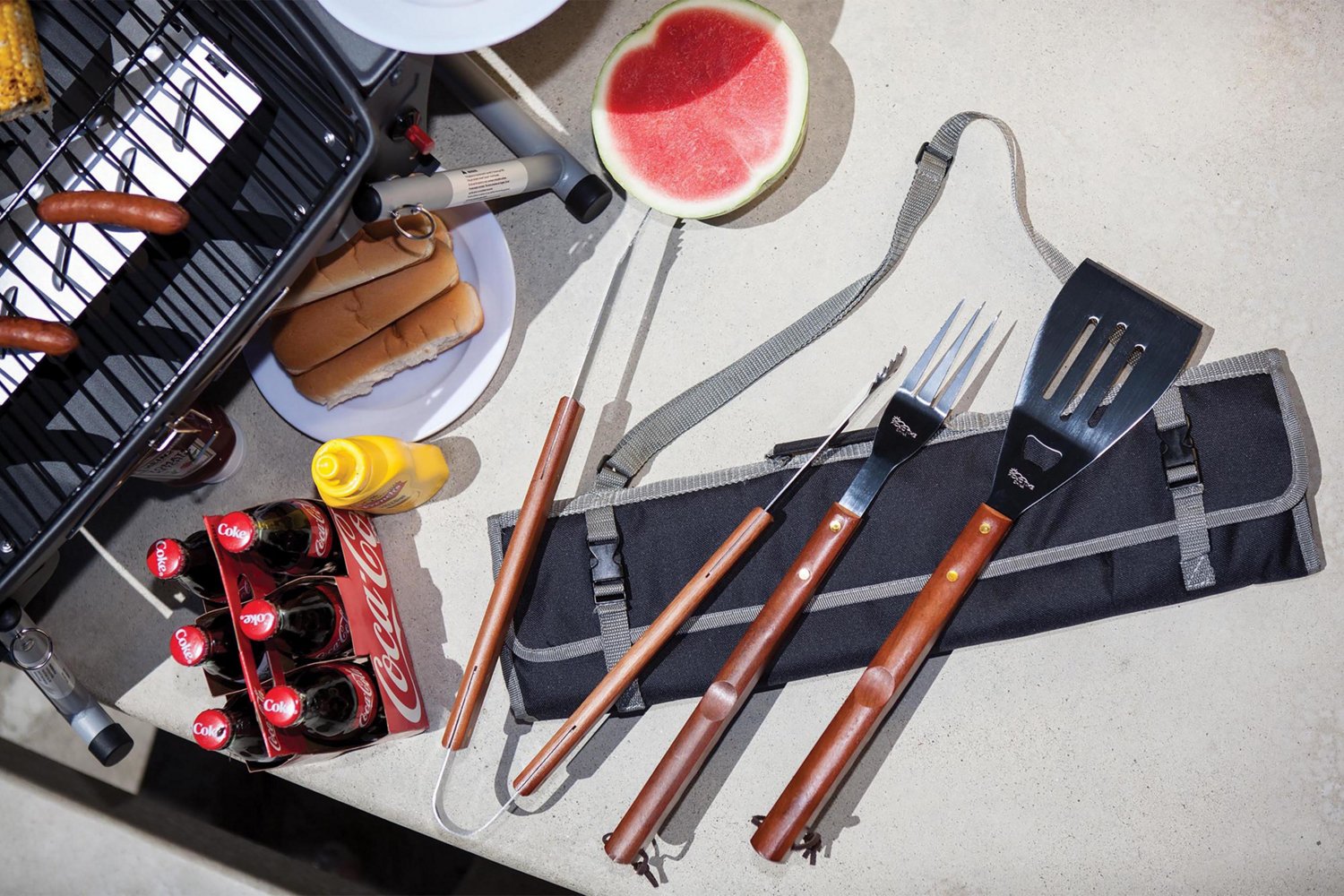 Picnic Time Buffalo Bills 3-Piece BBQ Tote and Grill Set                                                                         - view number 3