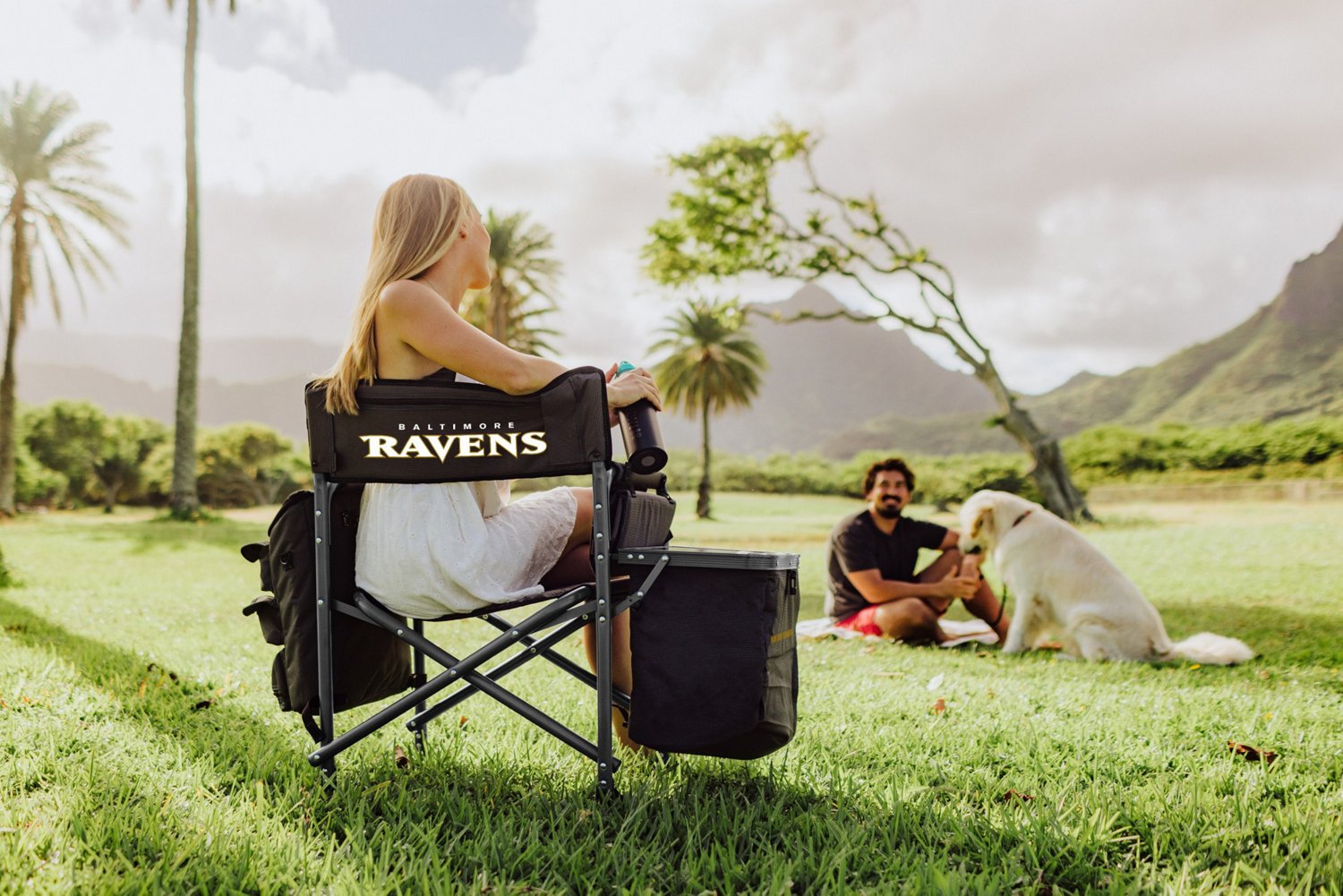 Picnic Time Baltimore Ravens All-in-One Fusion Camping Chair - view number 6