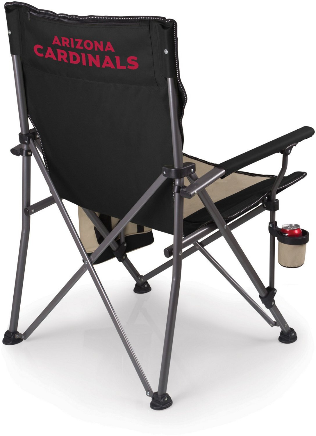 Picnic Time Arizona Cardinals Team Big Bear XXL Camp Chair with Cooler