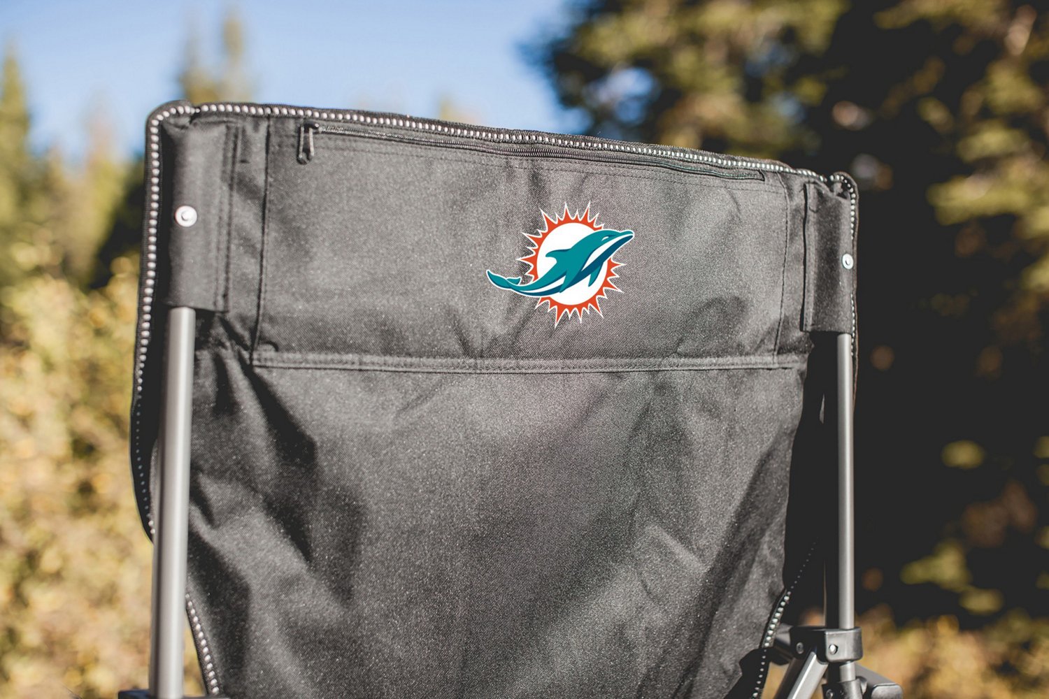 Picnic Time Miami Dolphins Logo Big Bear XXL Camp Chair with Cooler - view number 3