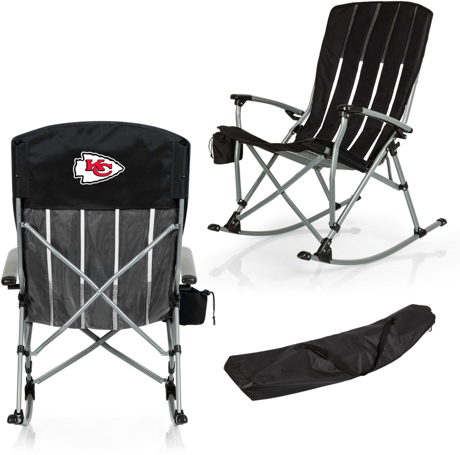 Picnic Time Kansas City Chiefs Outdoor Rocking Camp Chair - view number 3