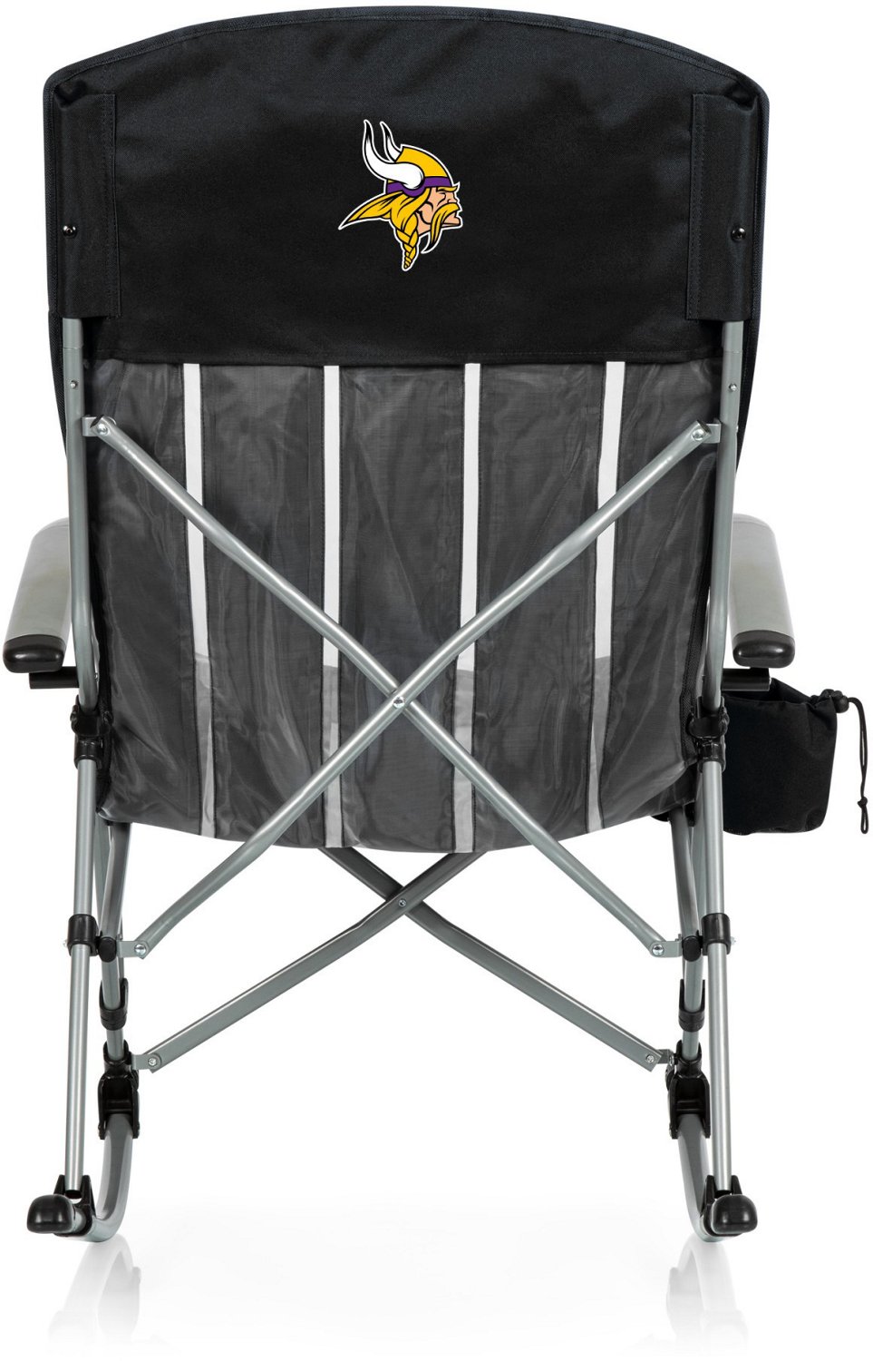 Picnic Time Minnesota Vikings Outdoor Rocking Camp Chair