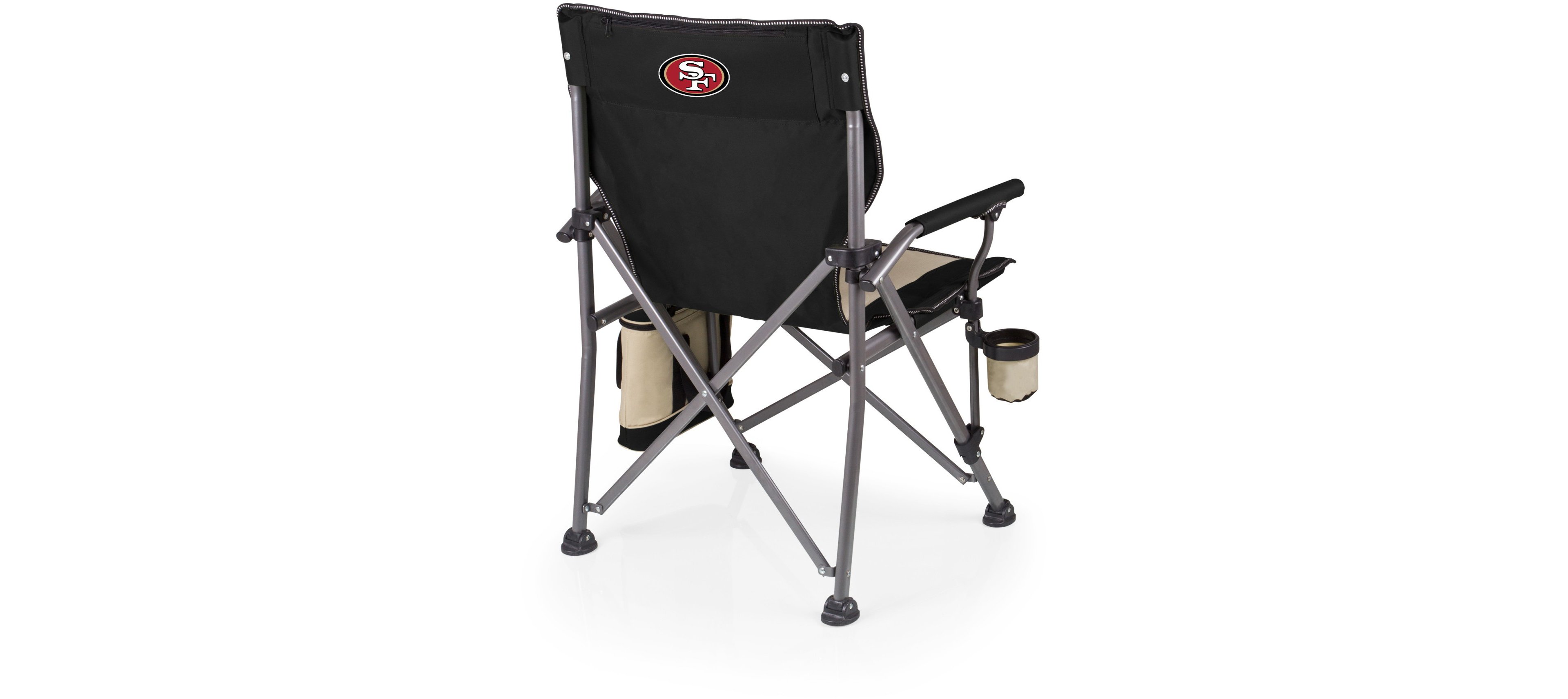 Picnic Time San Francisco 49ers Outlander Folding Camp Chair with Cooler