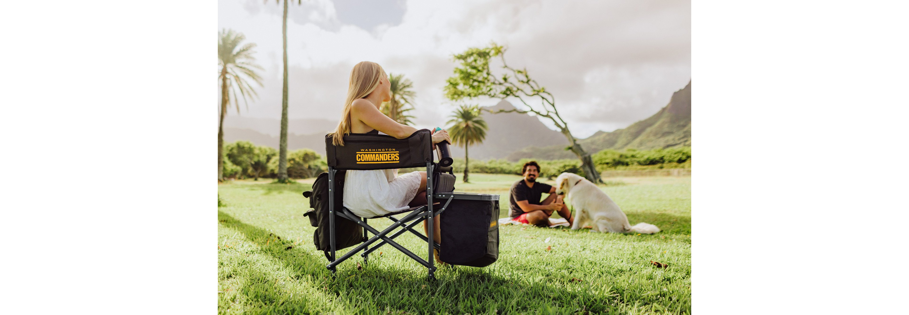 Picnic Time Washington Commanders All-in-One Fusion Camping Chair
