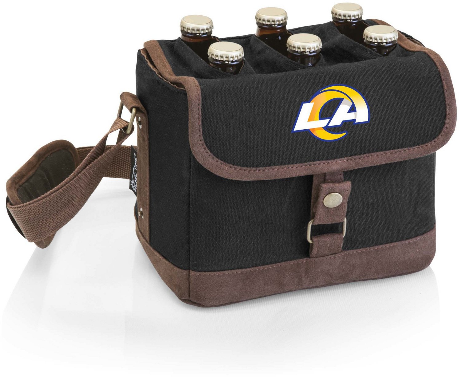 Picnic Time Los Angeles Rams Beer Caddy Cooler Tote with Opener