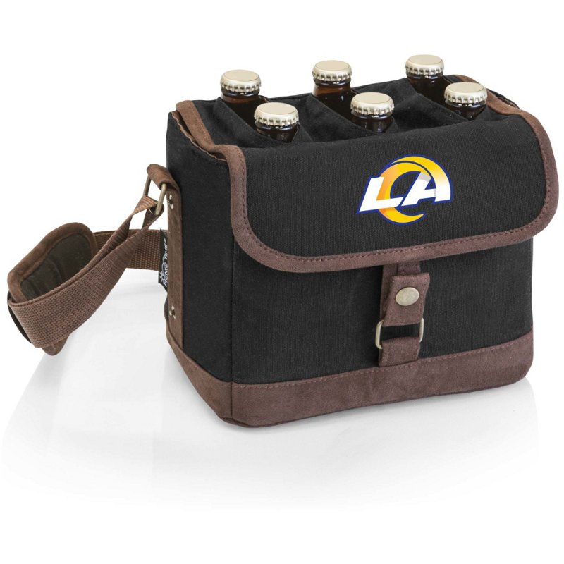 Football Fan Shop Picnic Time Officially Licensed NFL Beer Caddy - Los Angeles Rams