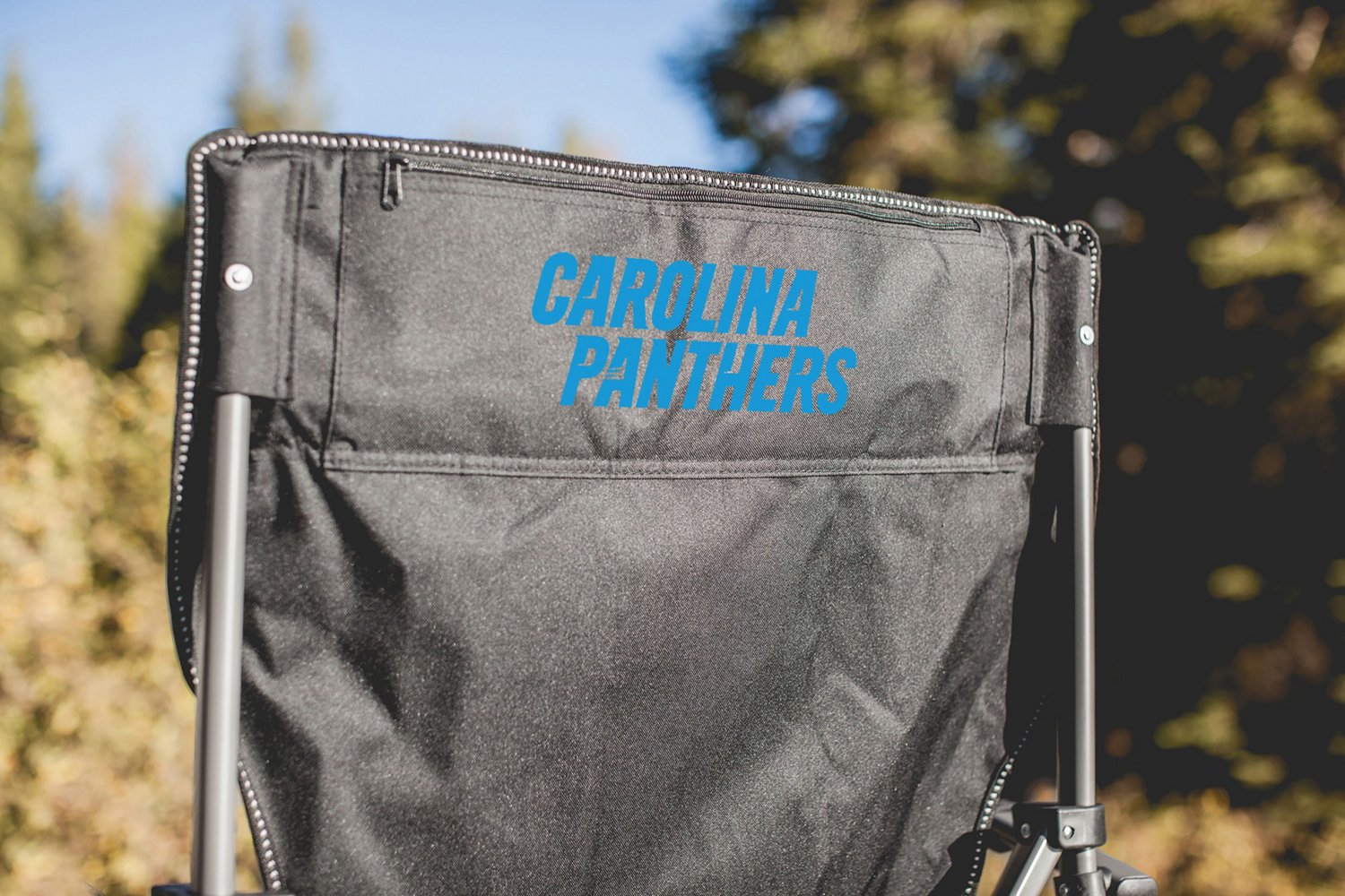 Picnic Time Carolina Panthers Team Big Bear XXL Camp Chair with Cooler - view number 3