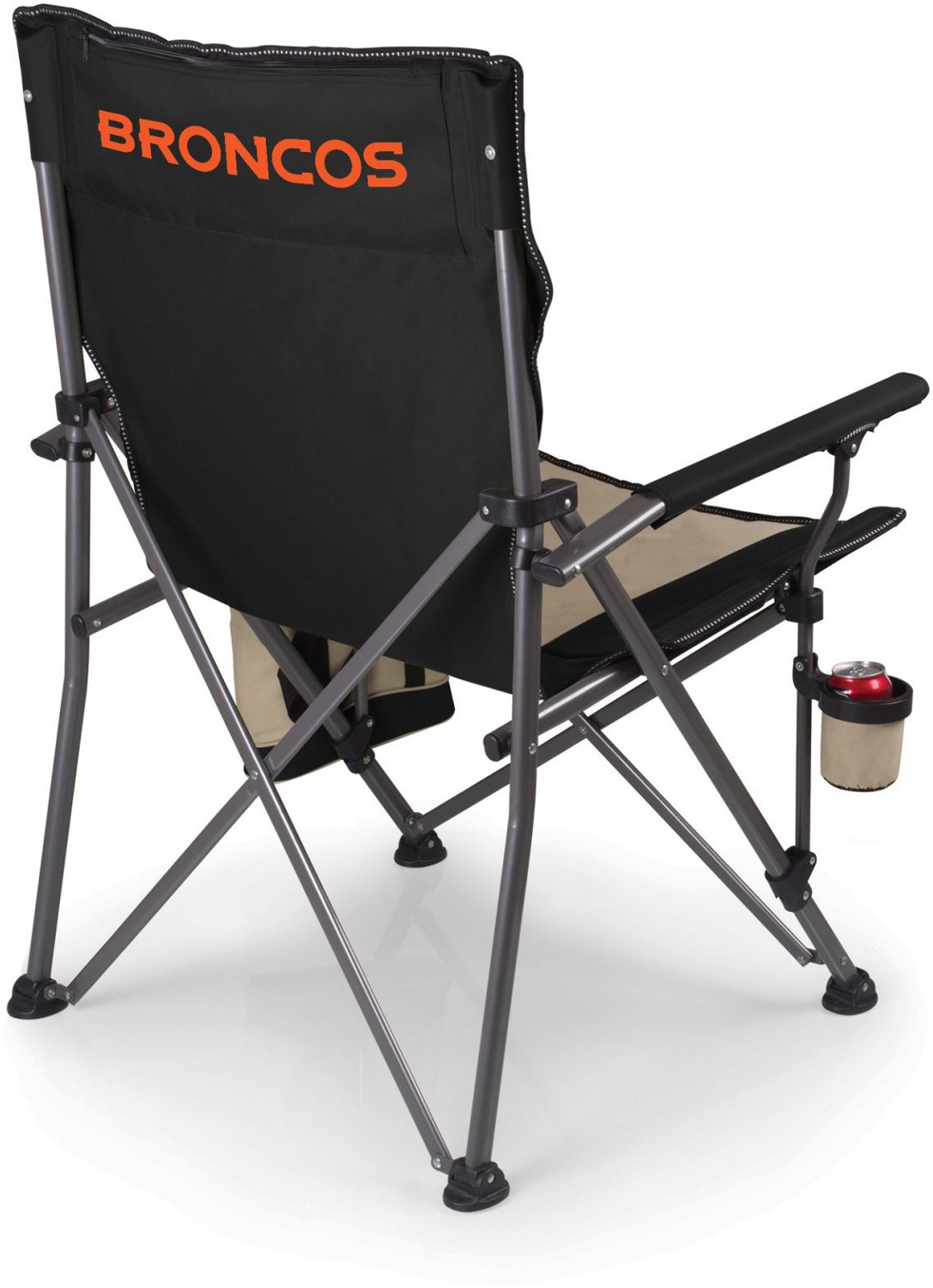 Picnic Time Denver Broncos Team Big Bear XXL Camp Chair with Cooler - view number 1