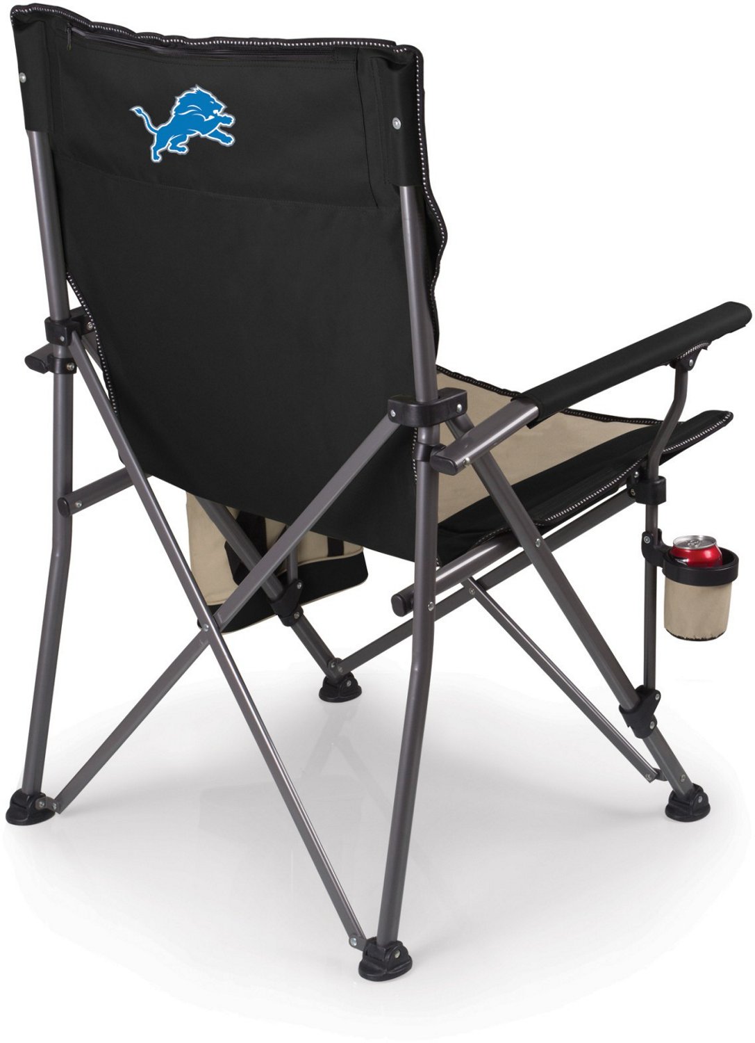 Picnic Time Detroit Lions Logo Big Bear XXL Camp Chair with Cooler - view number 1