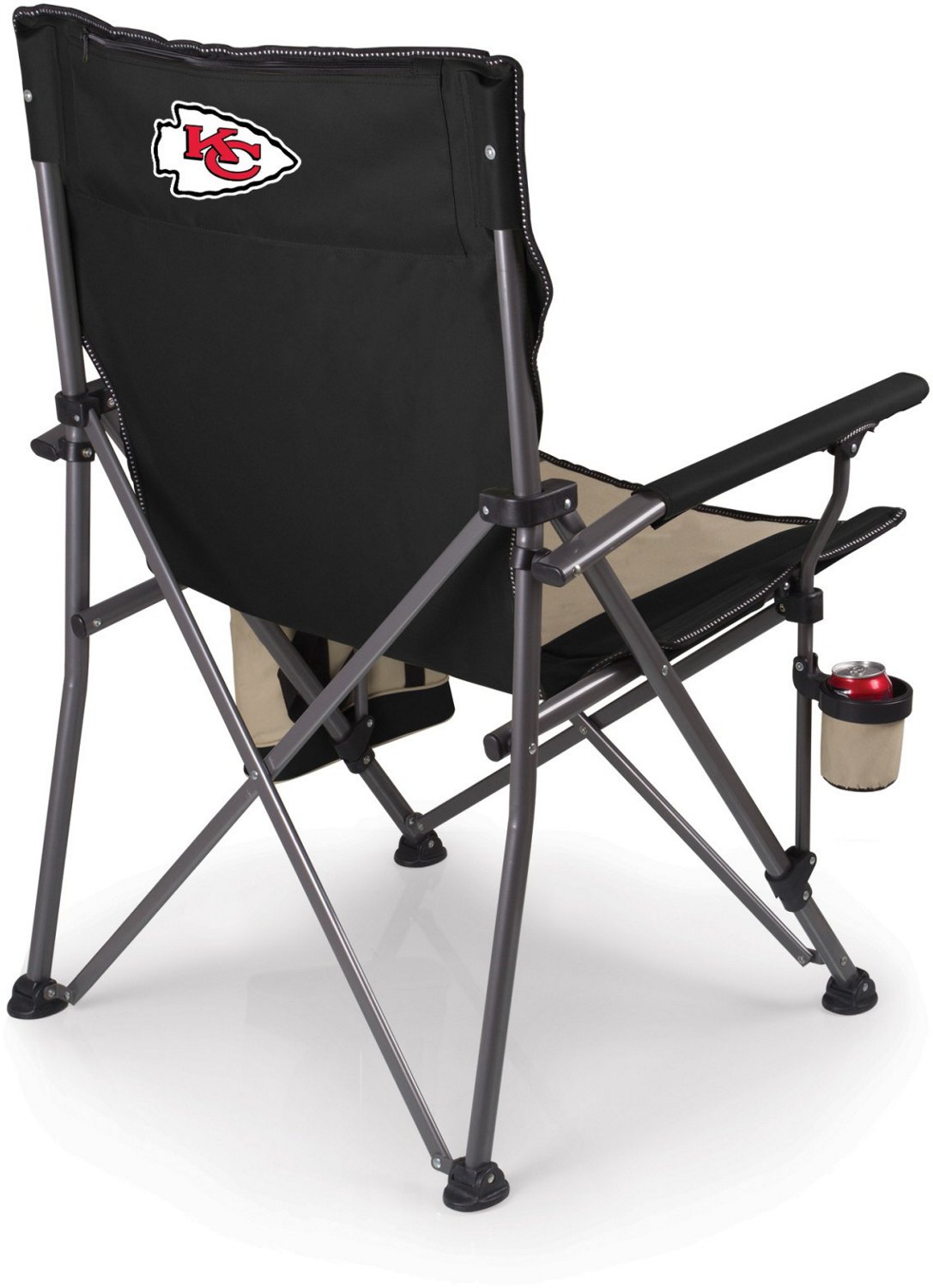 Picnic Time Kansas City Chiefs Logo Big Bear XXL Camp Chair with Cooler - view number 1