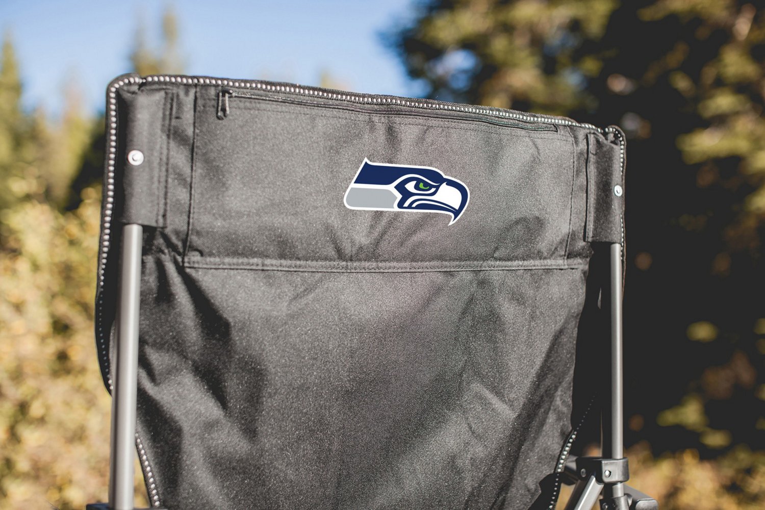 Picnic Time Seattle Seahawks Logo Big Bear XXL Camp Chair with Cooler - view number 3