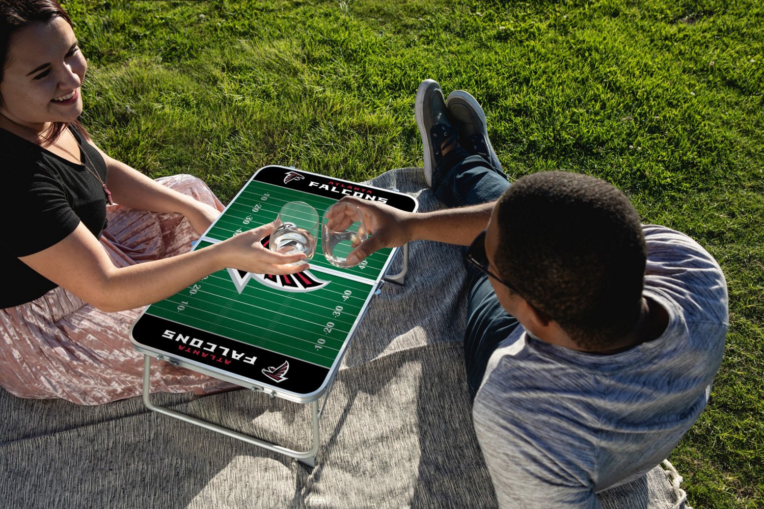 Picnic Time Atlanta Falcons Mini Portable Folding Table - view number 4