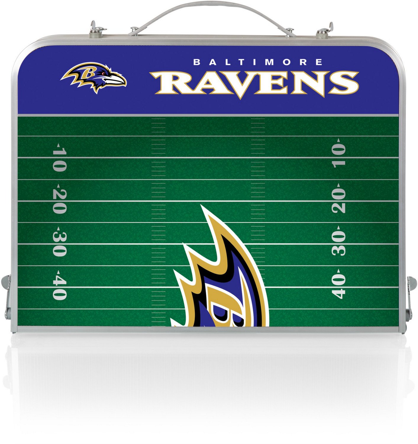 Picnic Time Baltimore Ravens Mini Portable Folding Table - view number 2