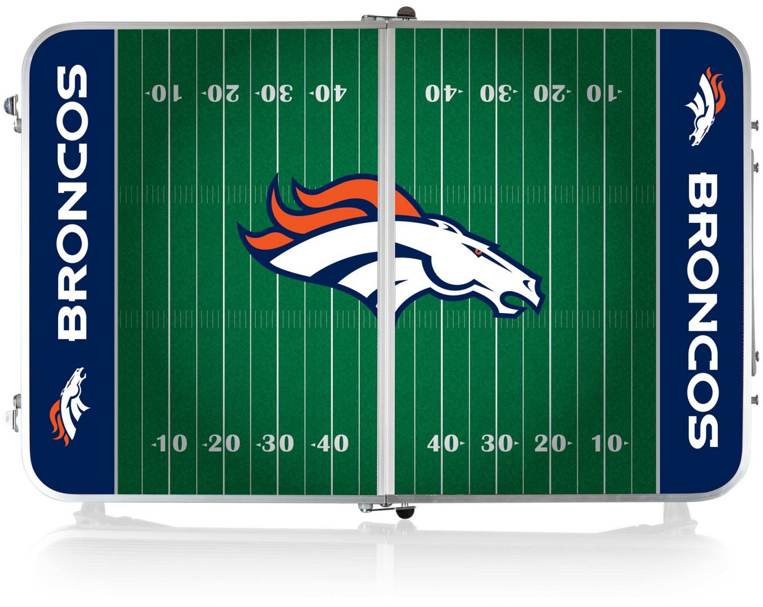 Picnic Time Denver Broncos Mini Portable Folding Table - view number 3