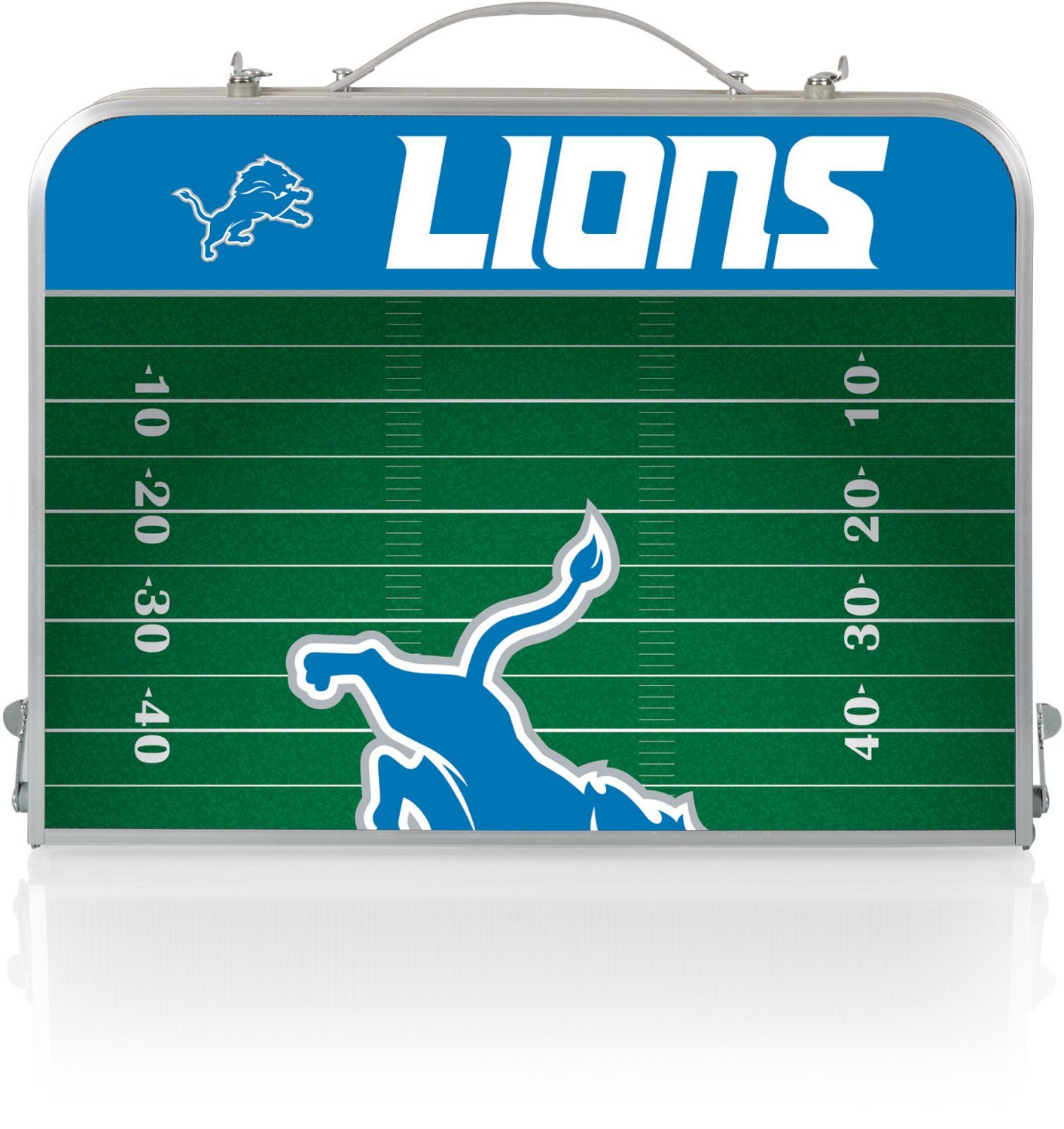 Picnic Time Detroit Lions Mini Portable Folding Table - view number 2