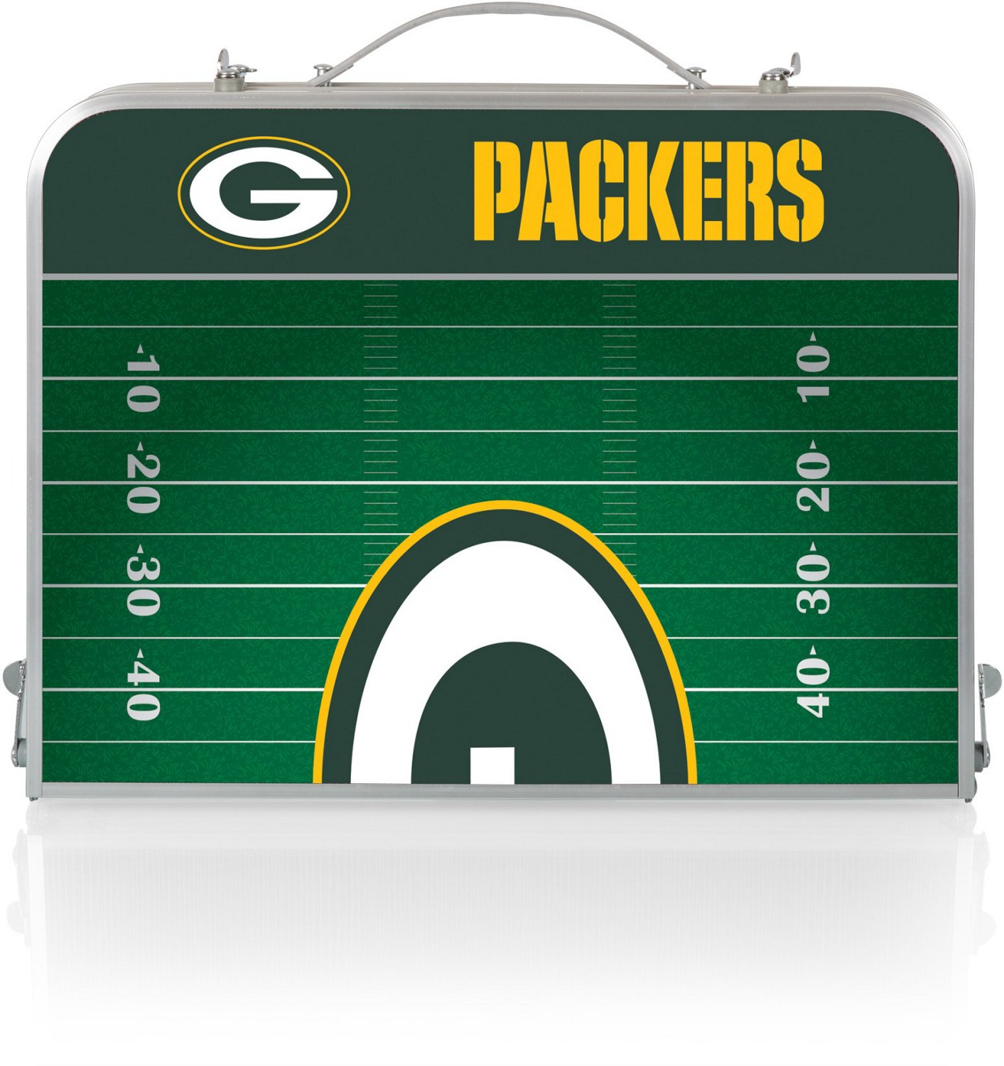 Picnic Time Green Bay Packers Mini Portable Folding Table - view number 2