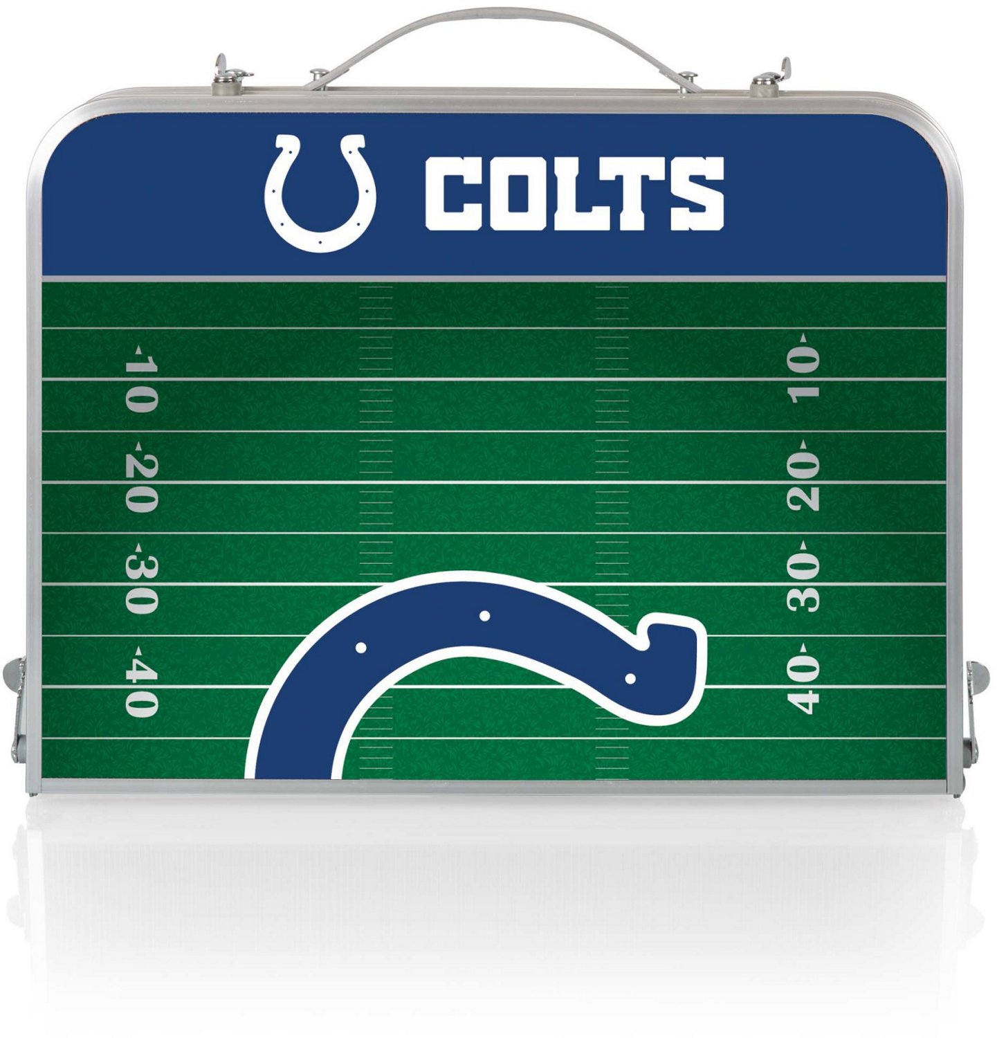 Picnic Time Indianapolis Colts Mini Portable Folding Table - view number 2
