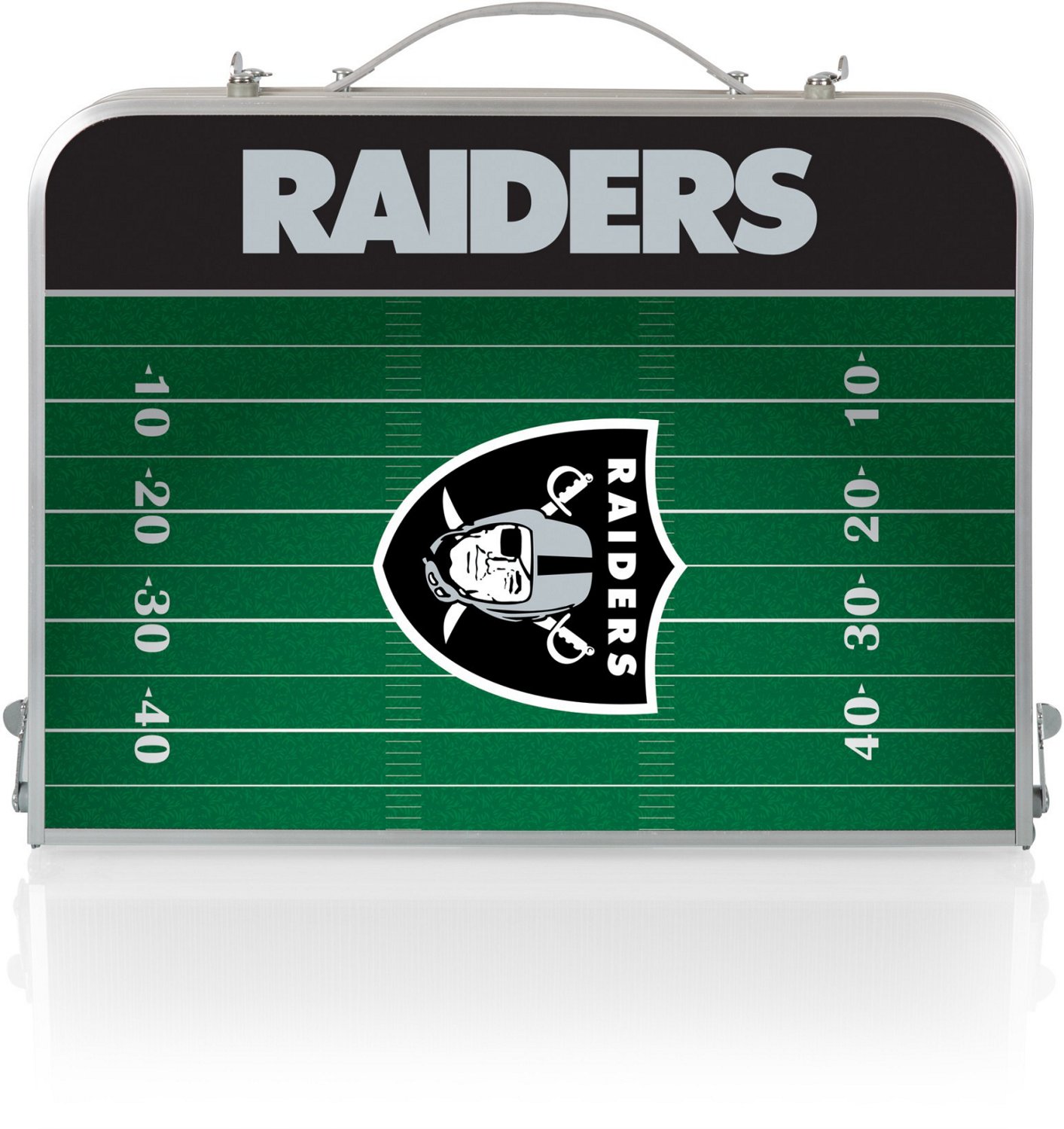 Picnic Time Oakland Raiders Mini Portable Folding Table - view number 2