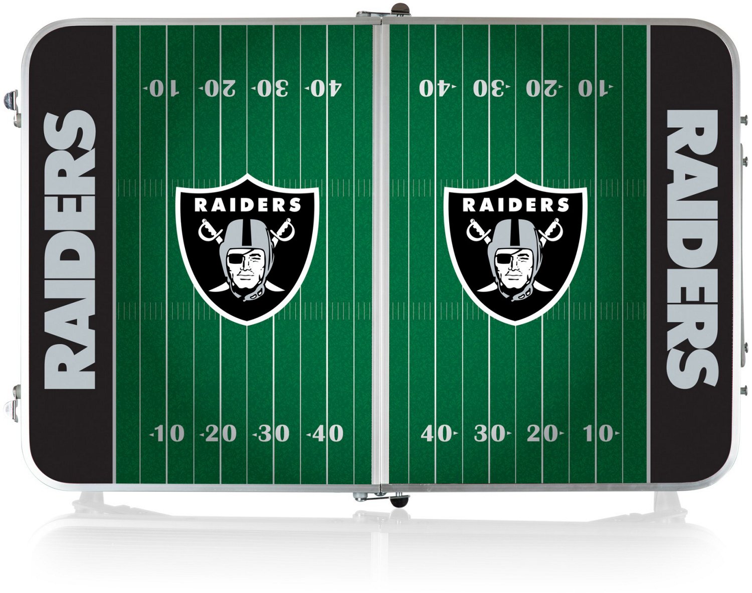 Picnic Time Oakland Raiders Mini Portable Folding Table - view number 3