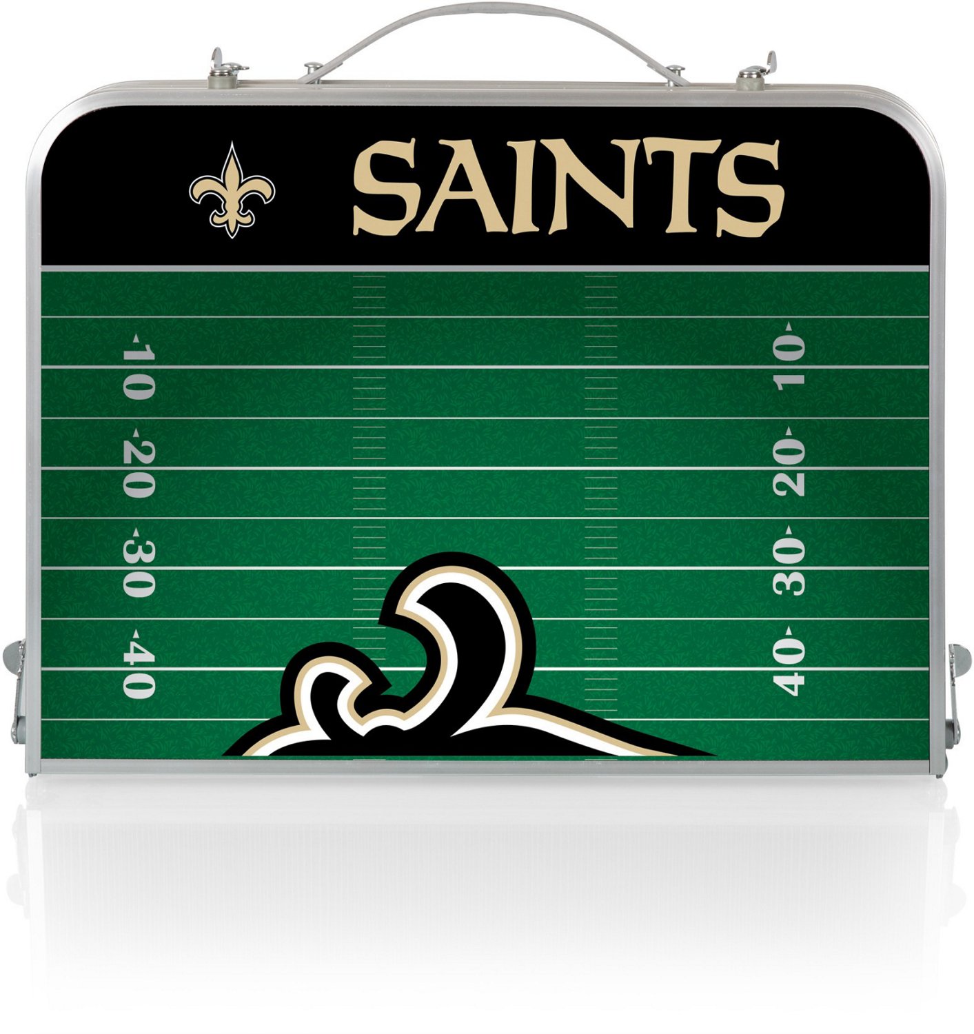 Picnic Time New Orleans Saints Mini Portable Folding Table - view number 2