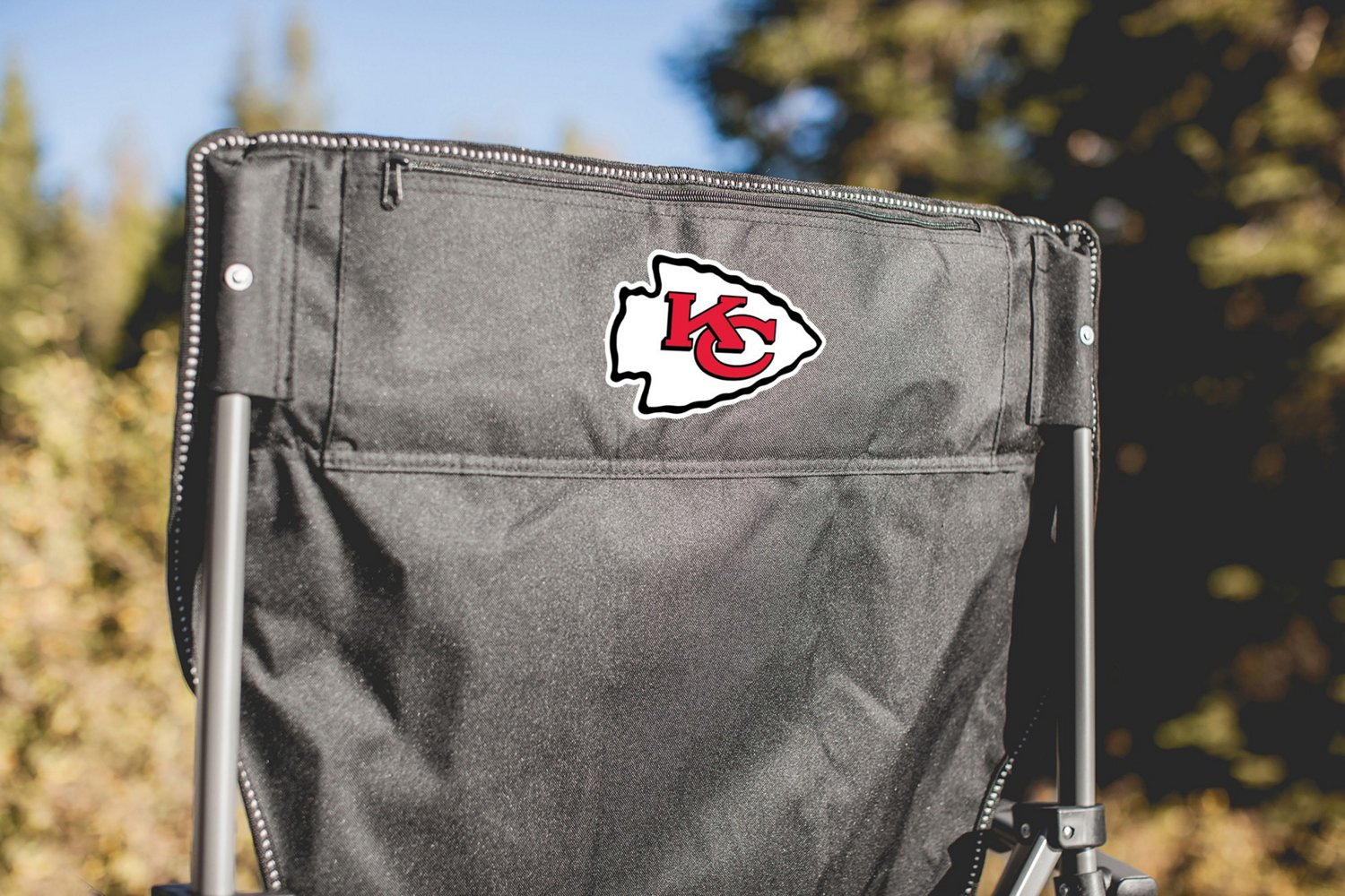 Picnic Time Kansas City Chiefs Outlander Folding Camp Chair with Cooler