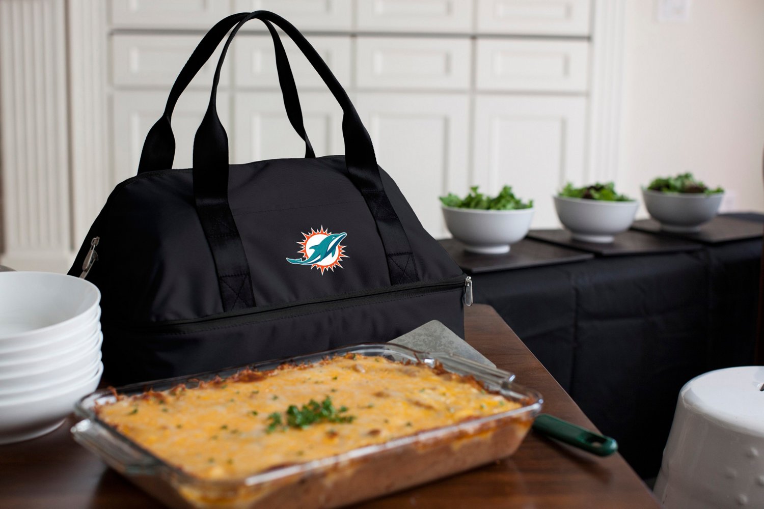 Picnic Time Miami Dolphins Potluck Casserole Carrier - view number 3