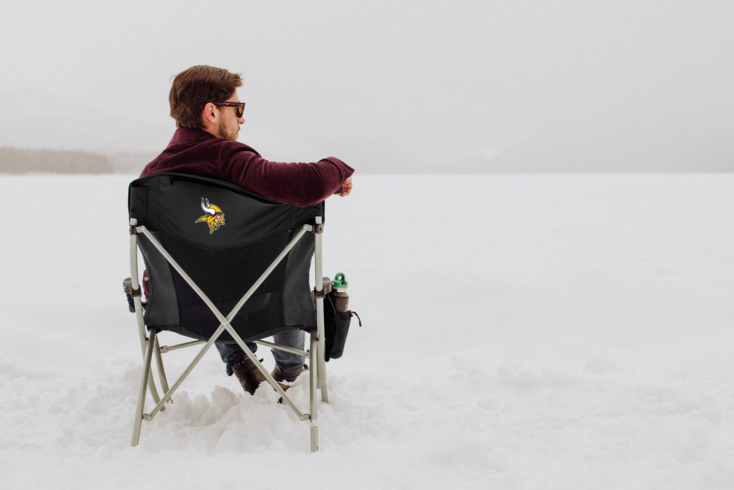 Picnic Time Minnesota Vikings PT-XL Heavy Duty Camping Chair                                                                     - view number 4