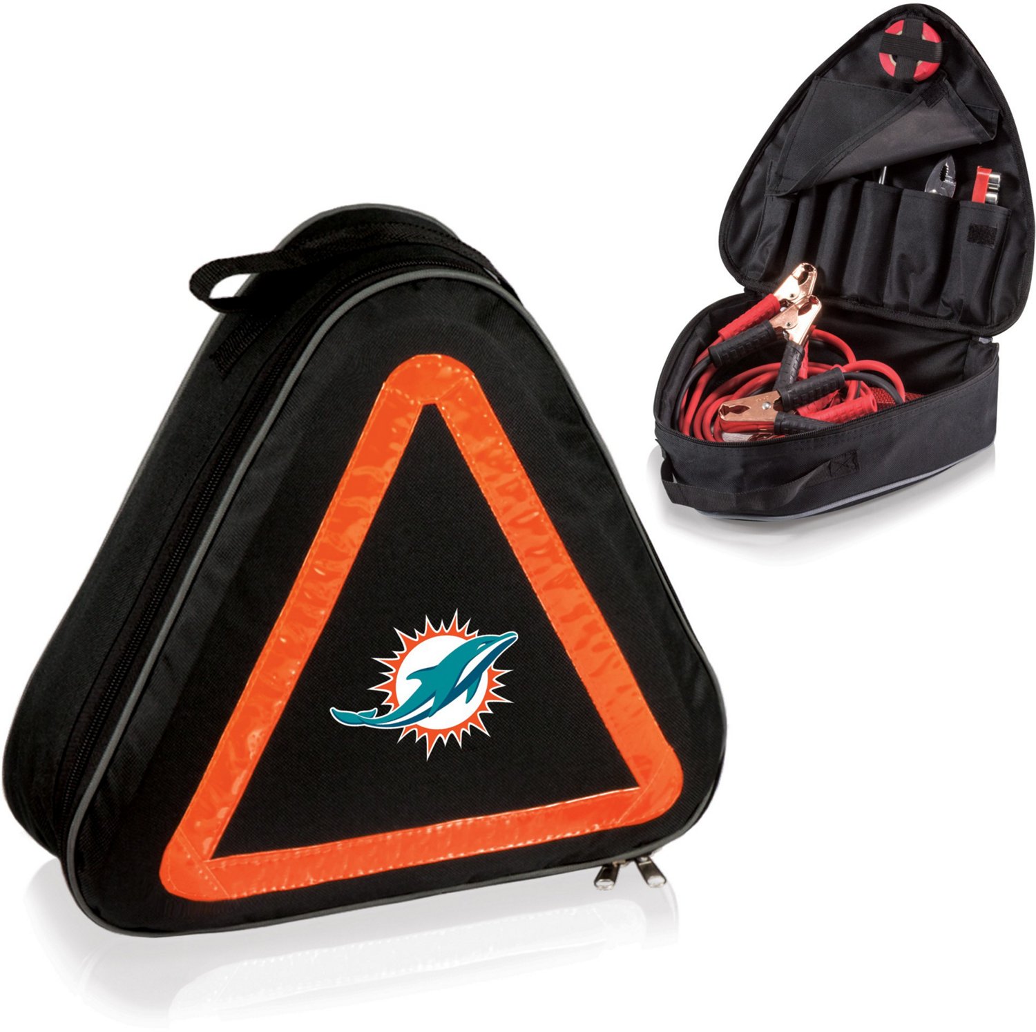 Picnic Time Miami Dolphins Roadside Emergency Car Kit