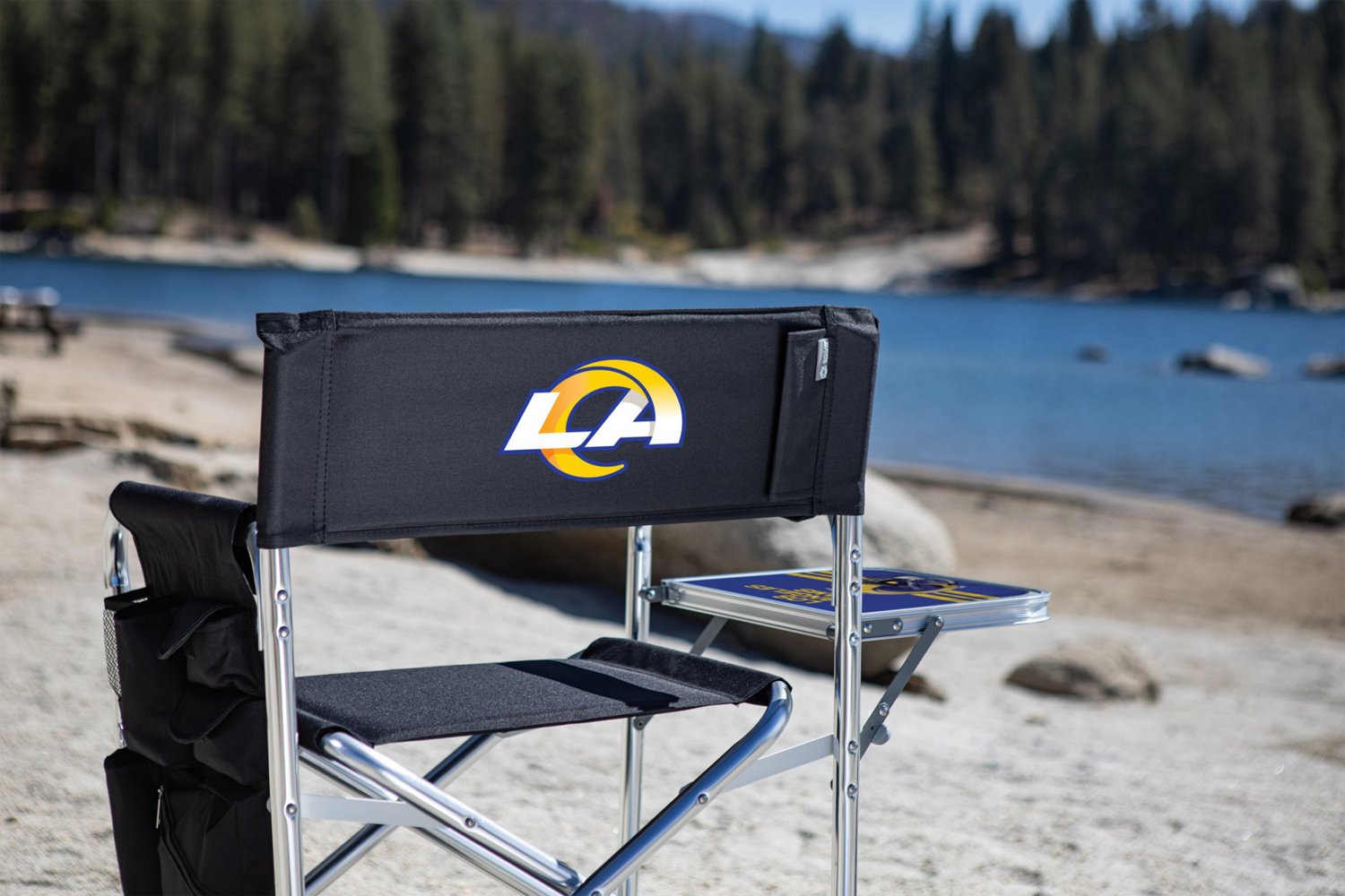 Picnic Time Los Angeles Rams Sports Chair with Side Table - view number 3